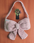 Bow shoulder bag