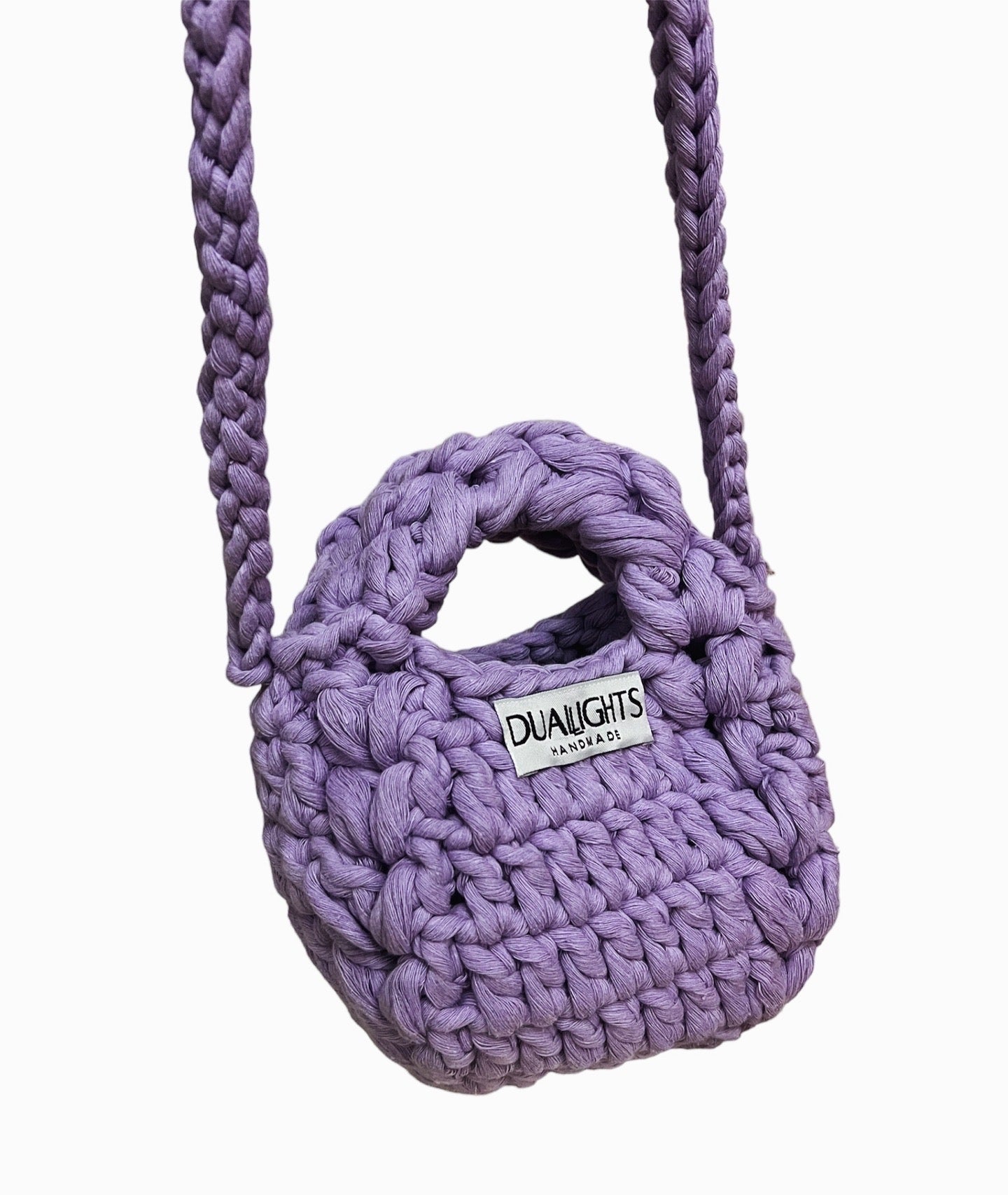 mini puffed 3d crossbody bag , lavender