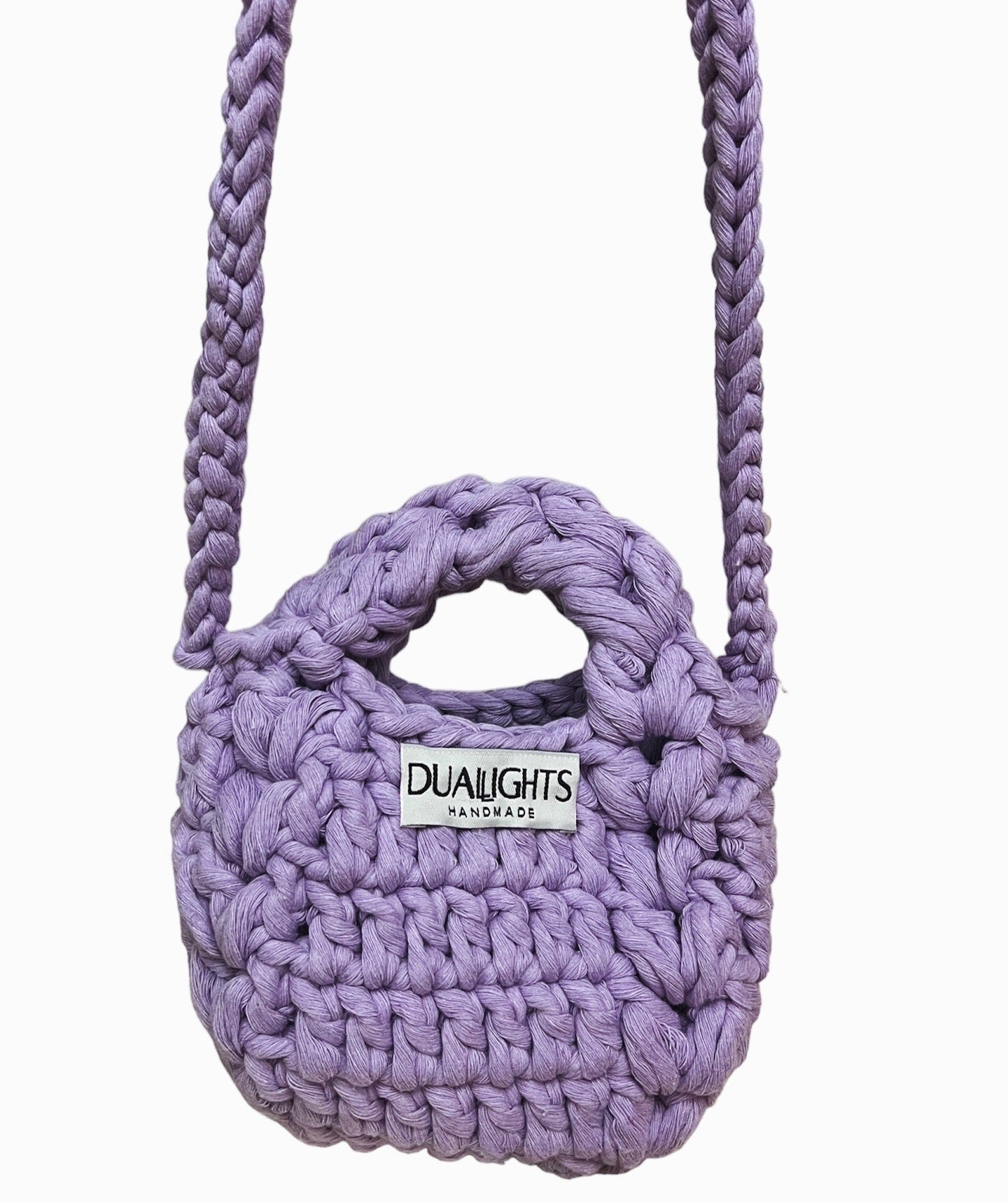 mini puffed 3d crossbody bag , lavender