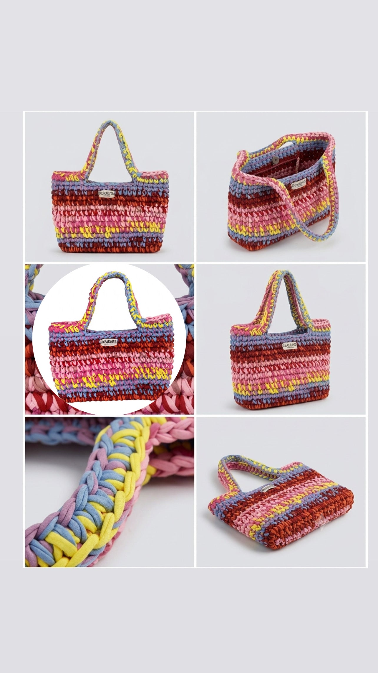 Coloured Tote Bag