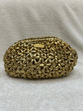 Jasmine Metallic Clutch Pouch
