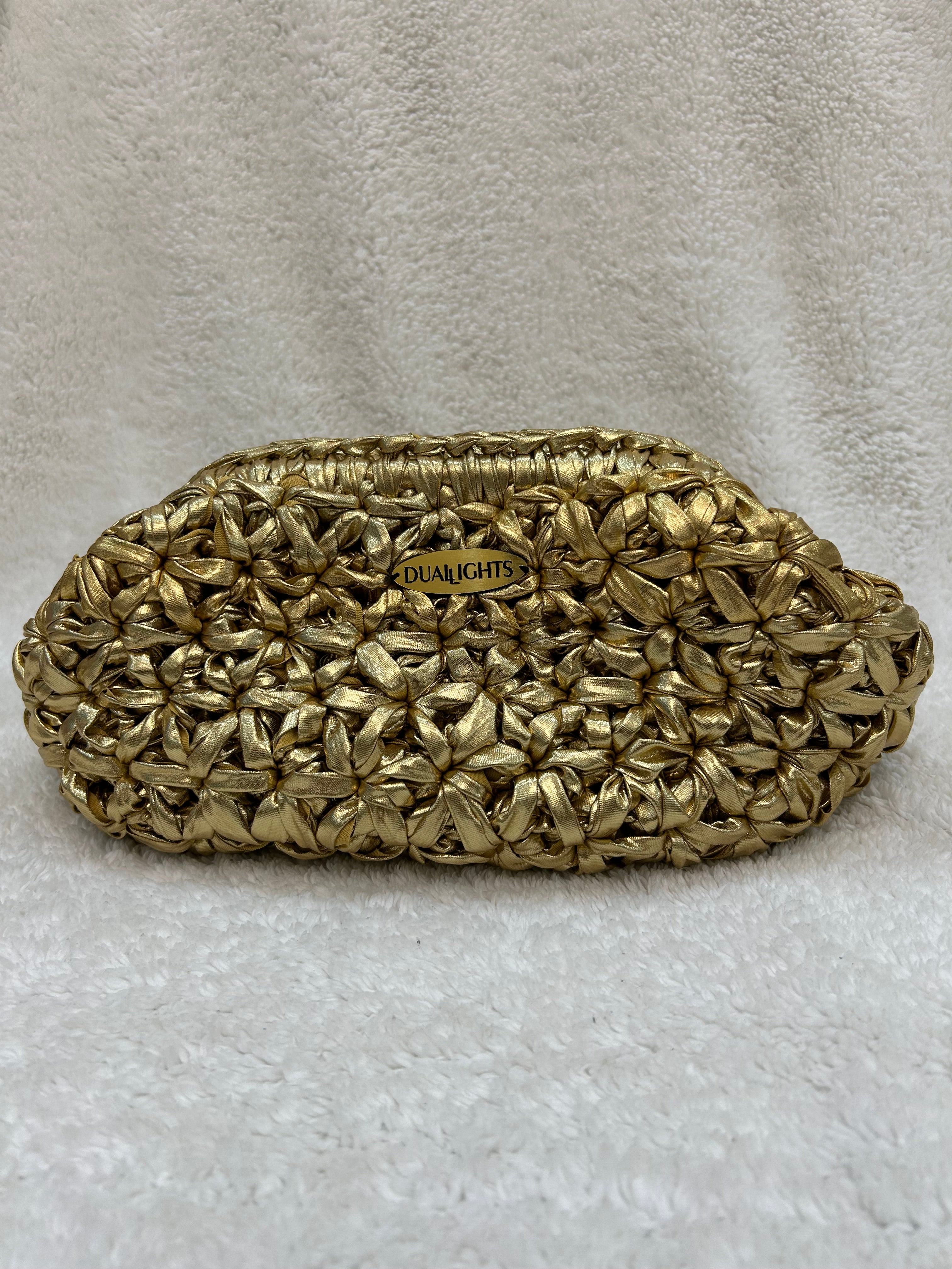 Jasmine Metallic Clutch Pouch