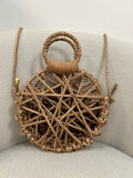 round cord bag brown