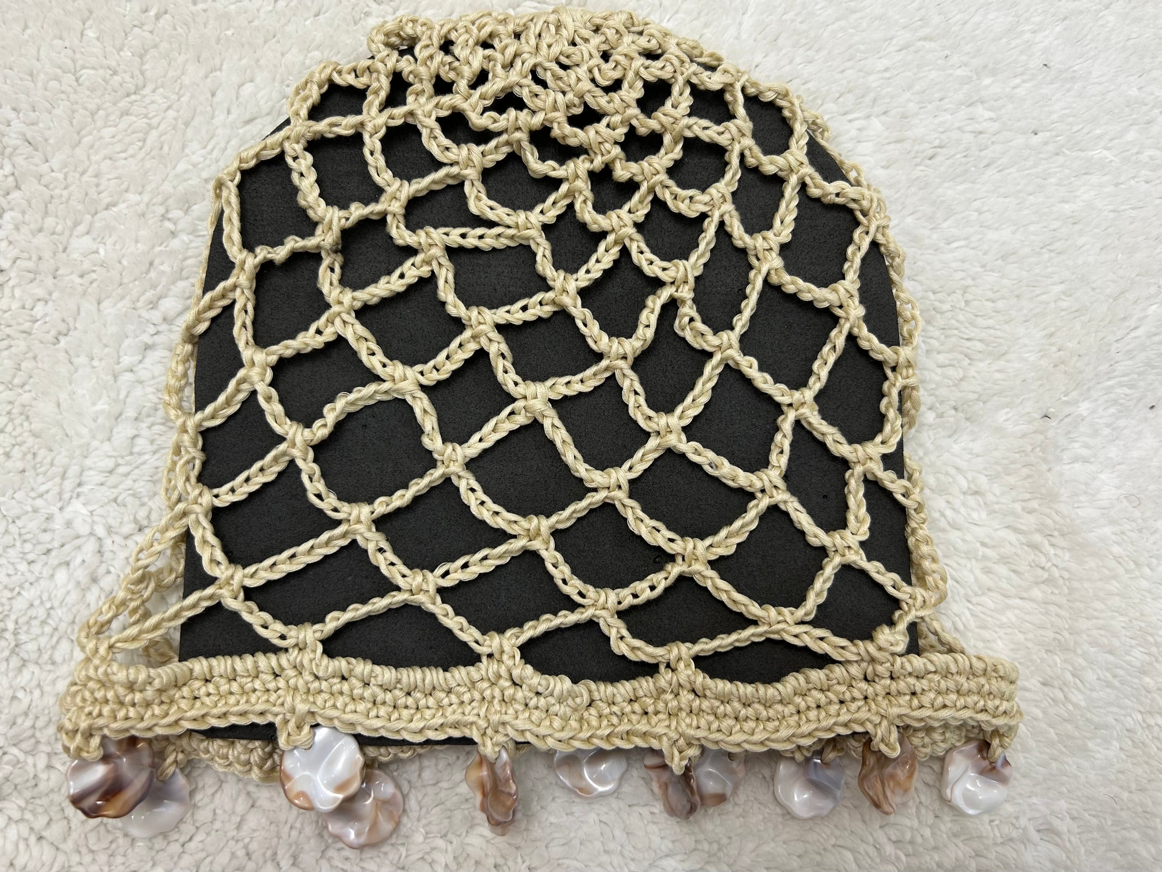 mesh hats beige 2