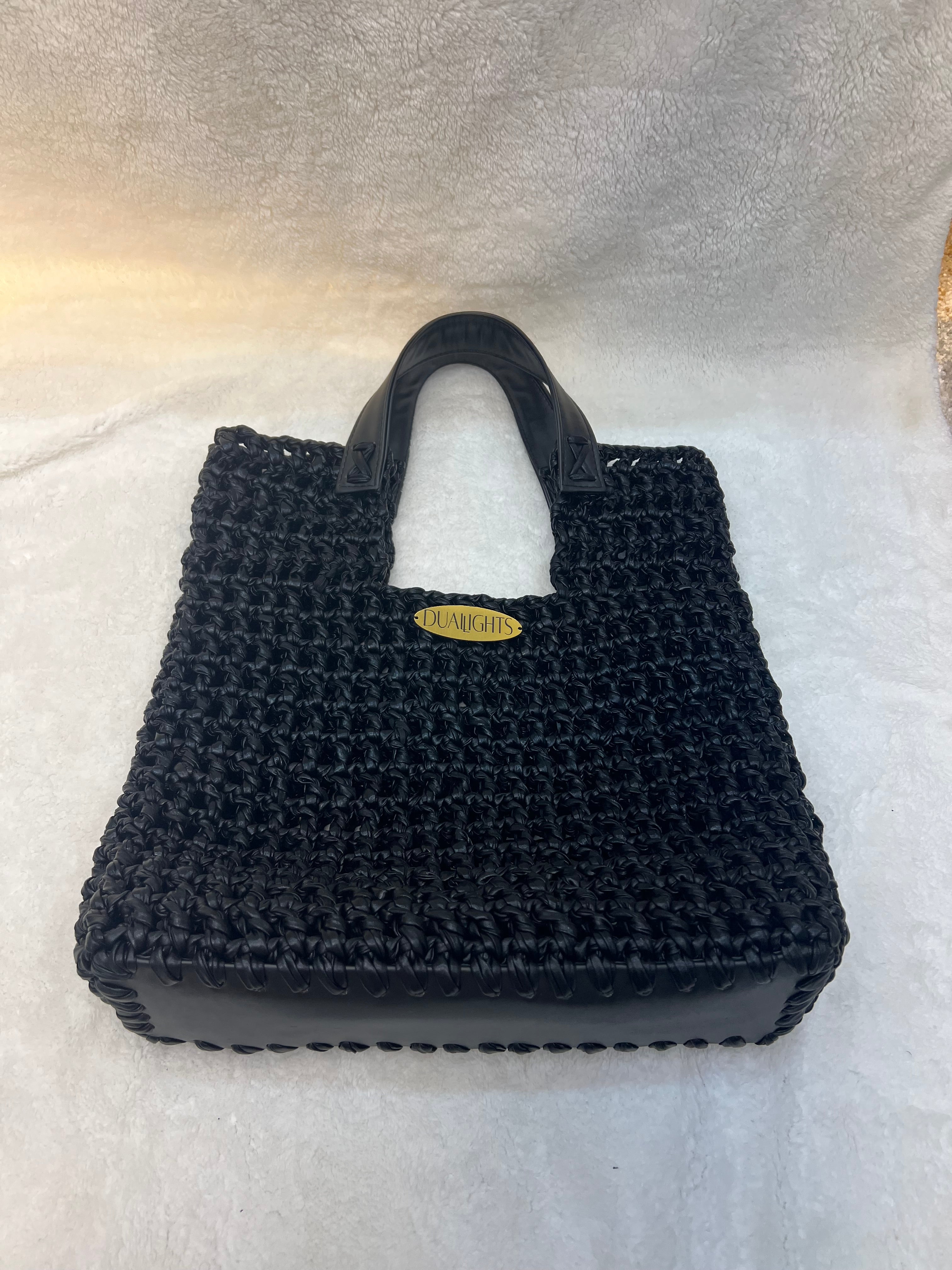 Structured Metallic Net Bag