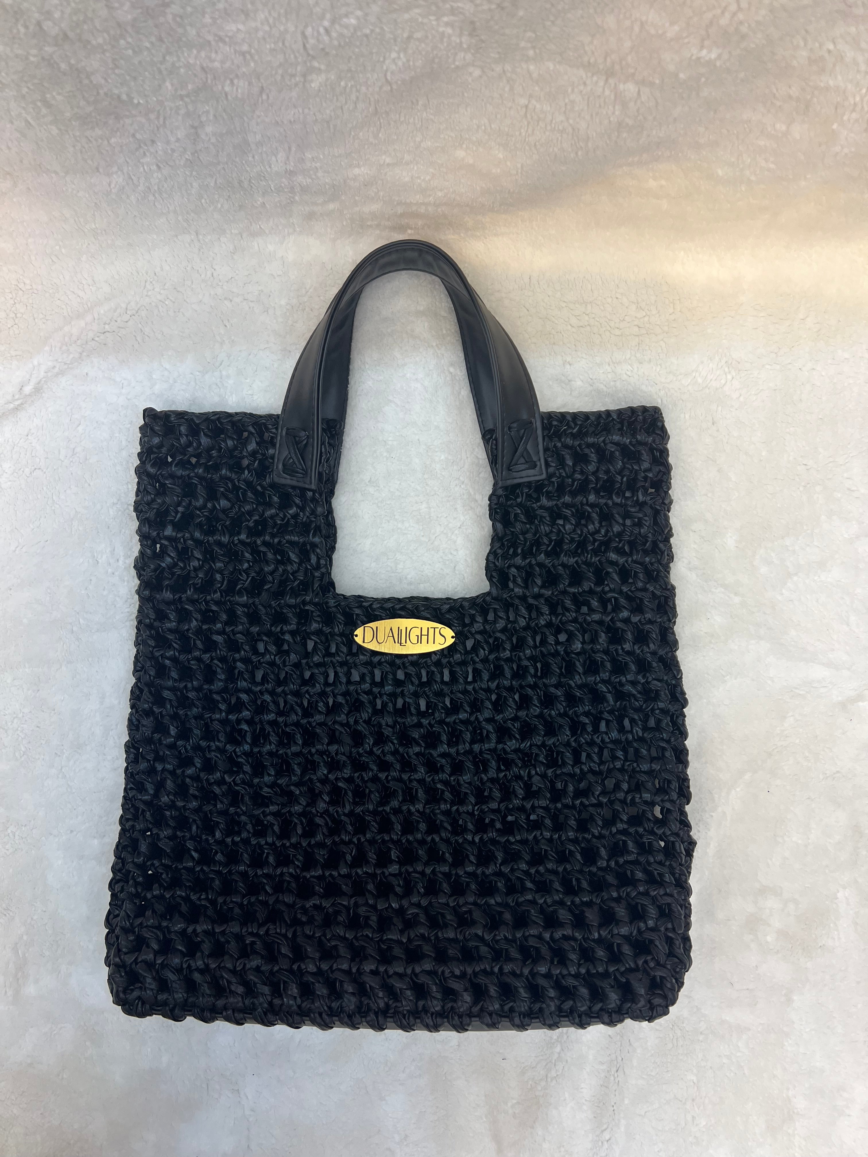 Structured Metallic Net Bag