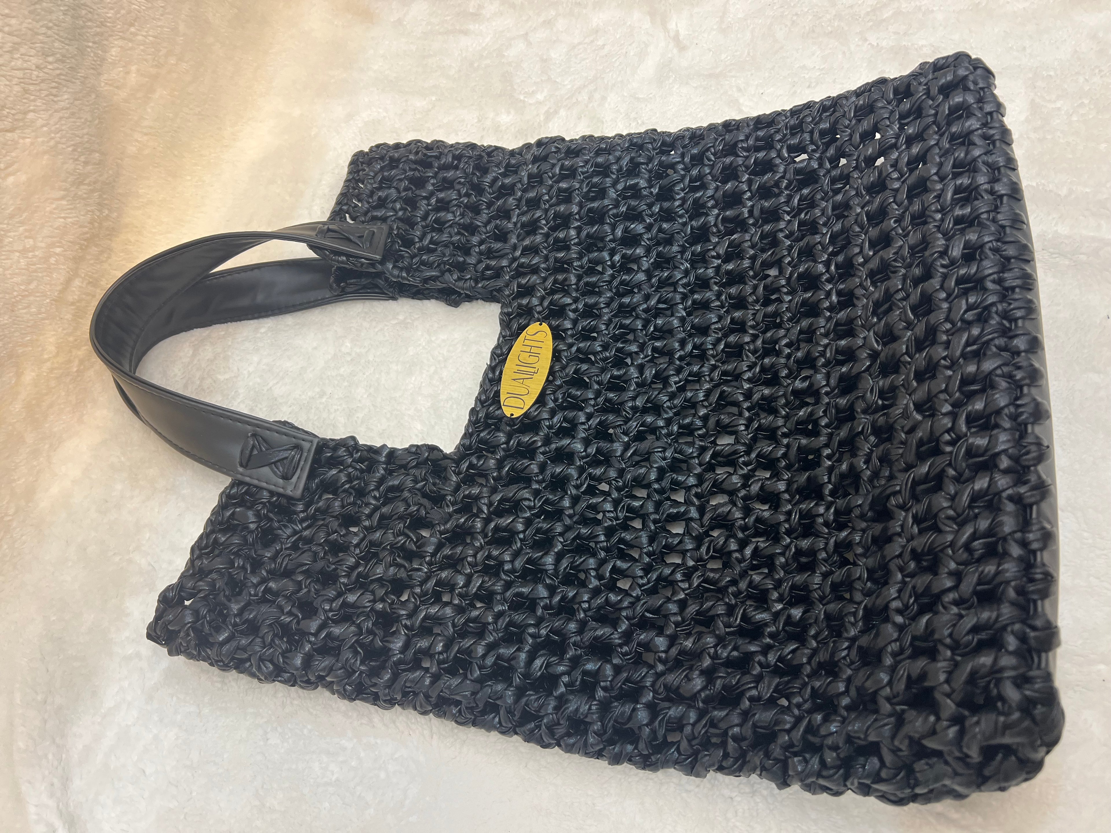 Structured Metallic Net Bag