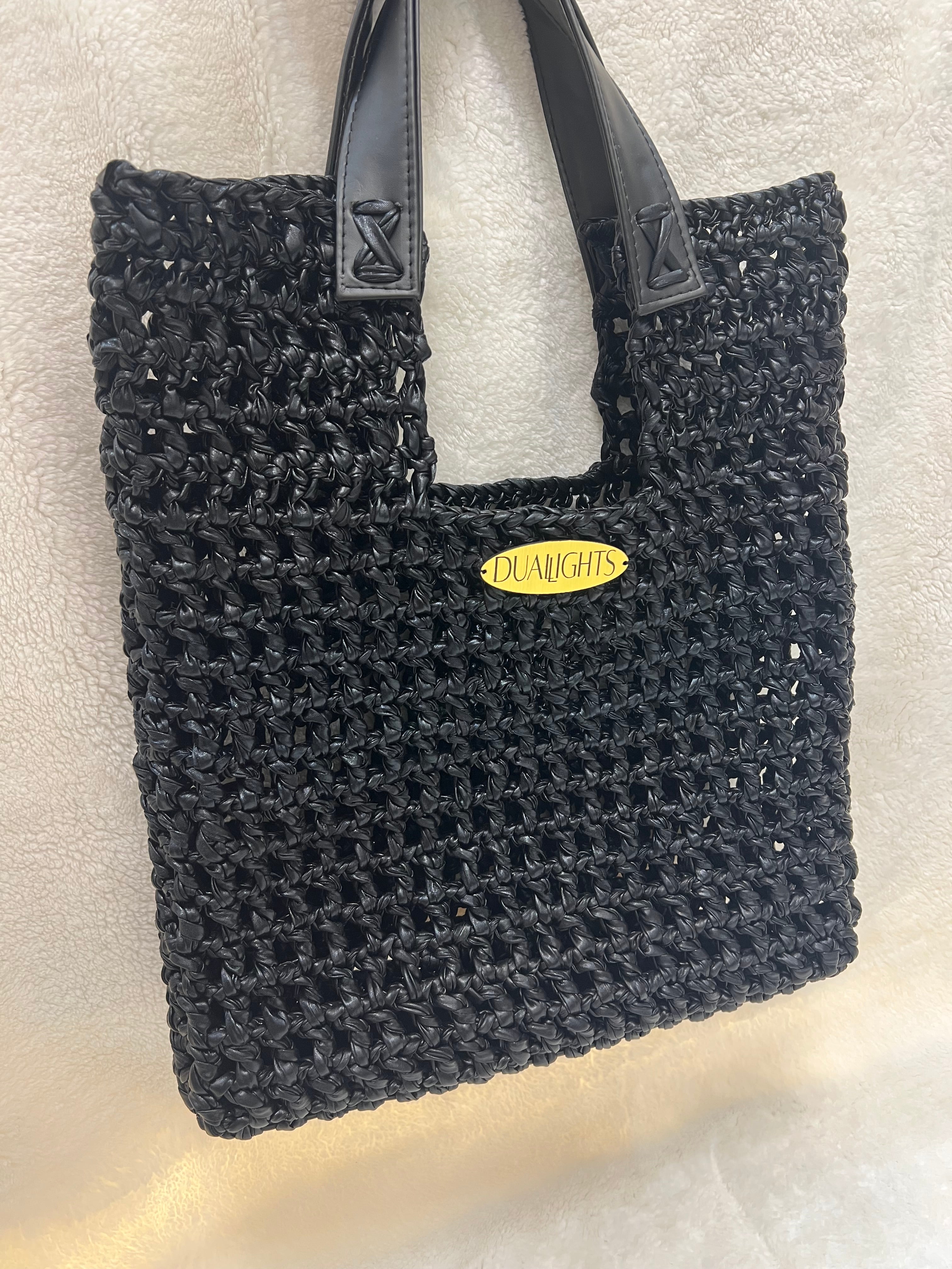 Structured Metallic Net Bag