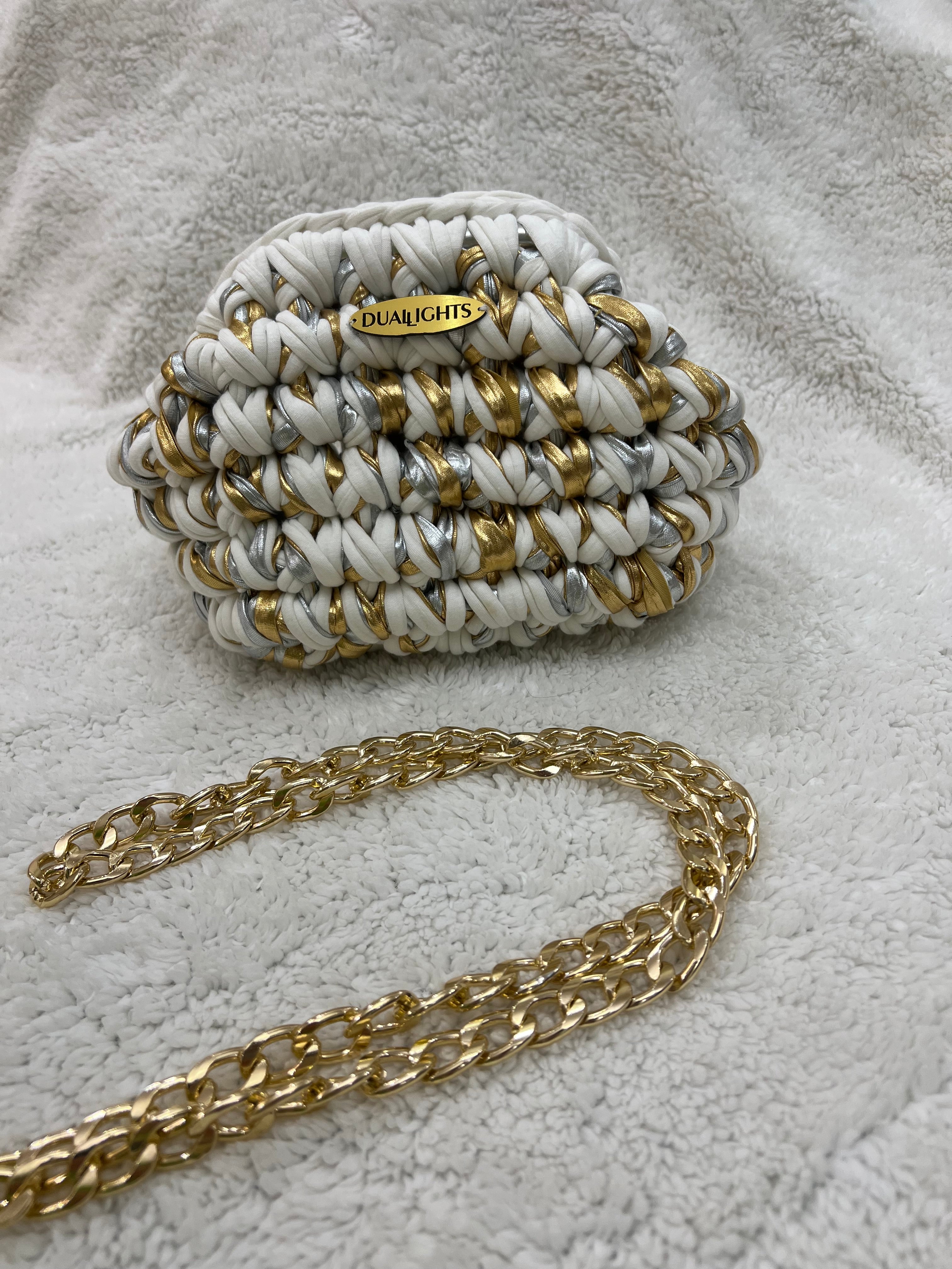 Starlight White Metallic Clutch