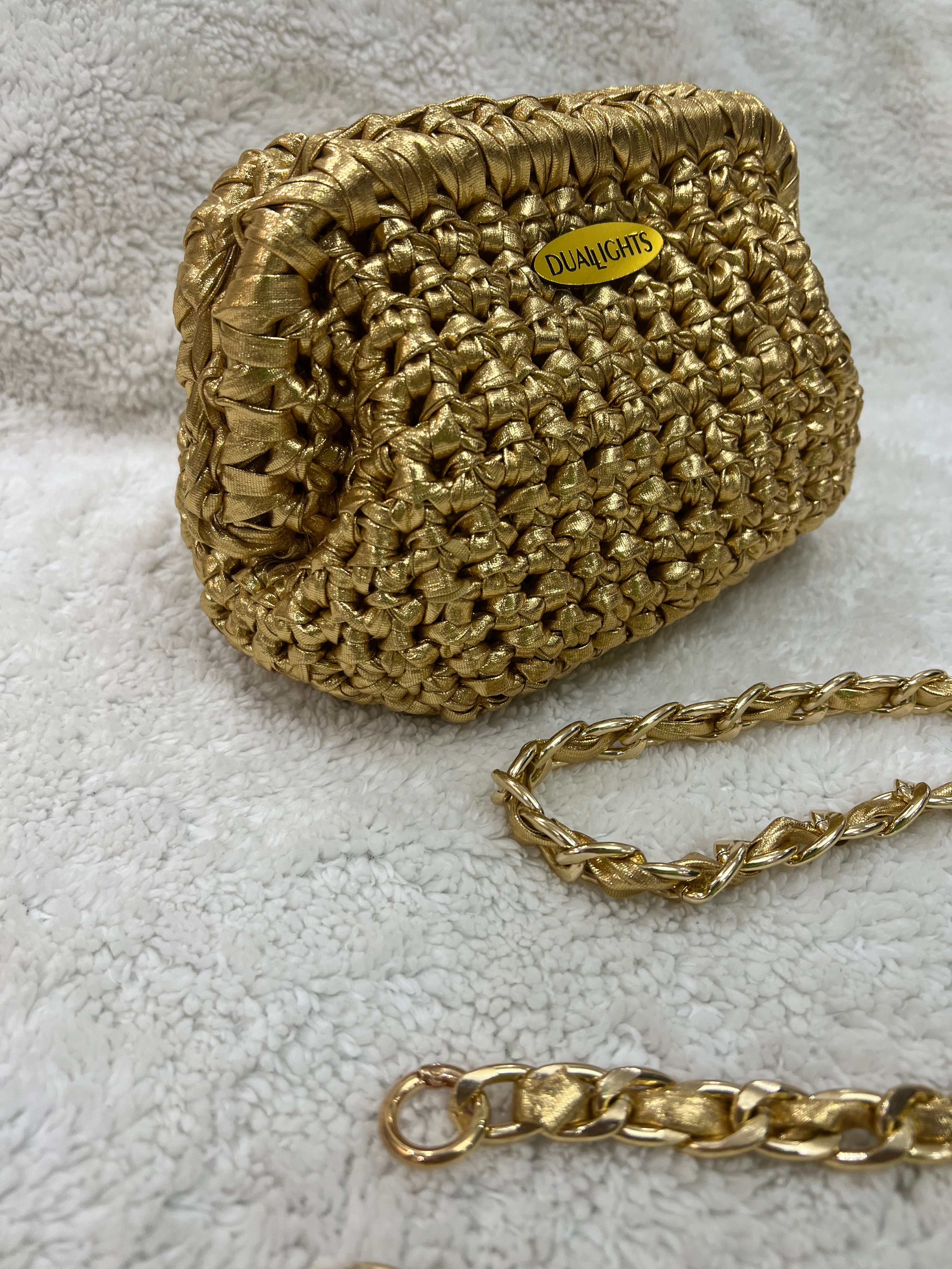 Metallic Pouch Clutch