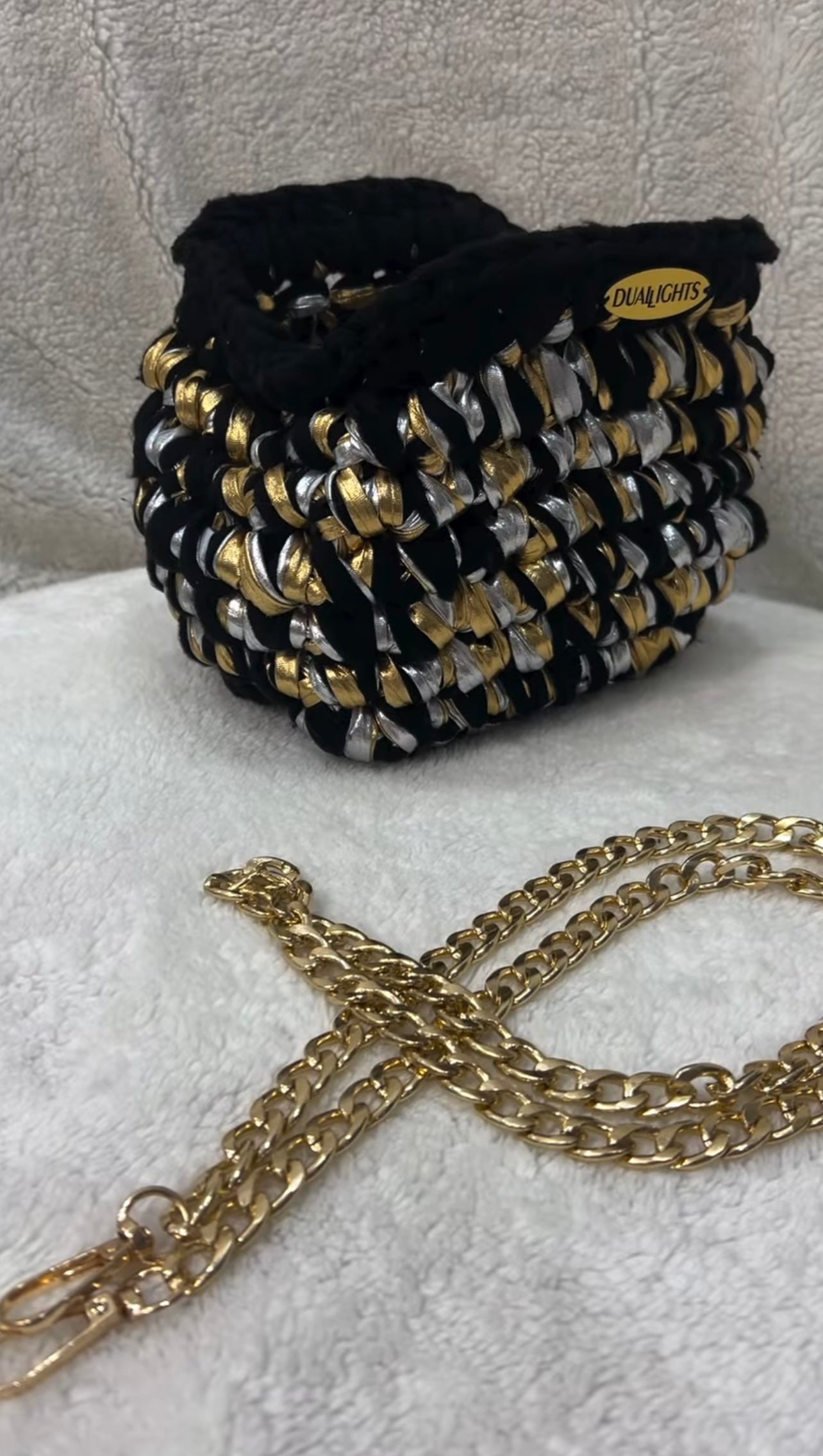 Starlight Black Metallic Clutch