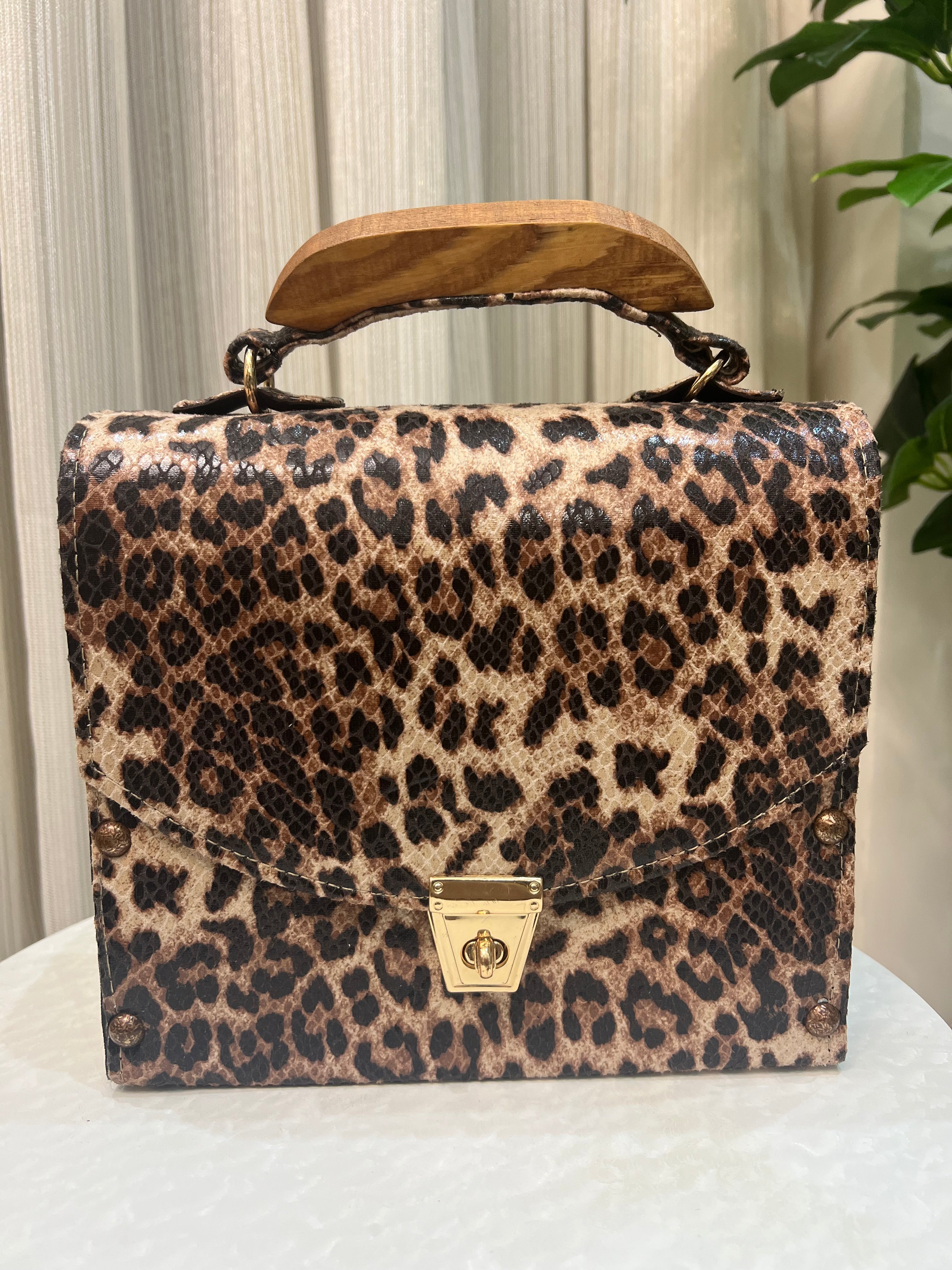 Tigerwood box bag