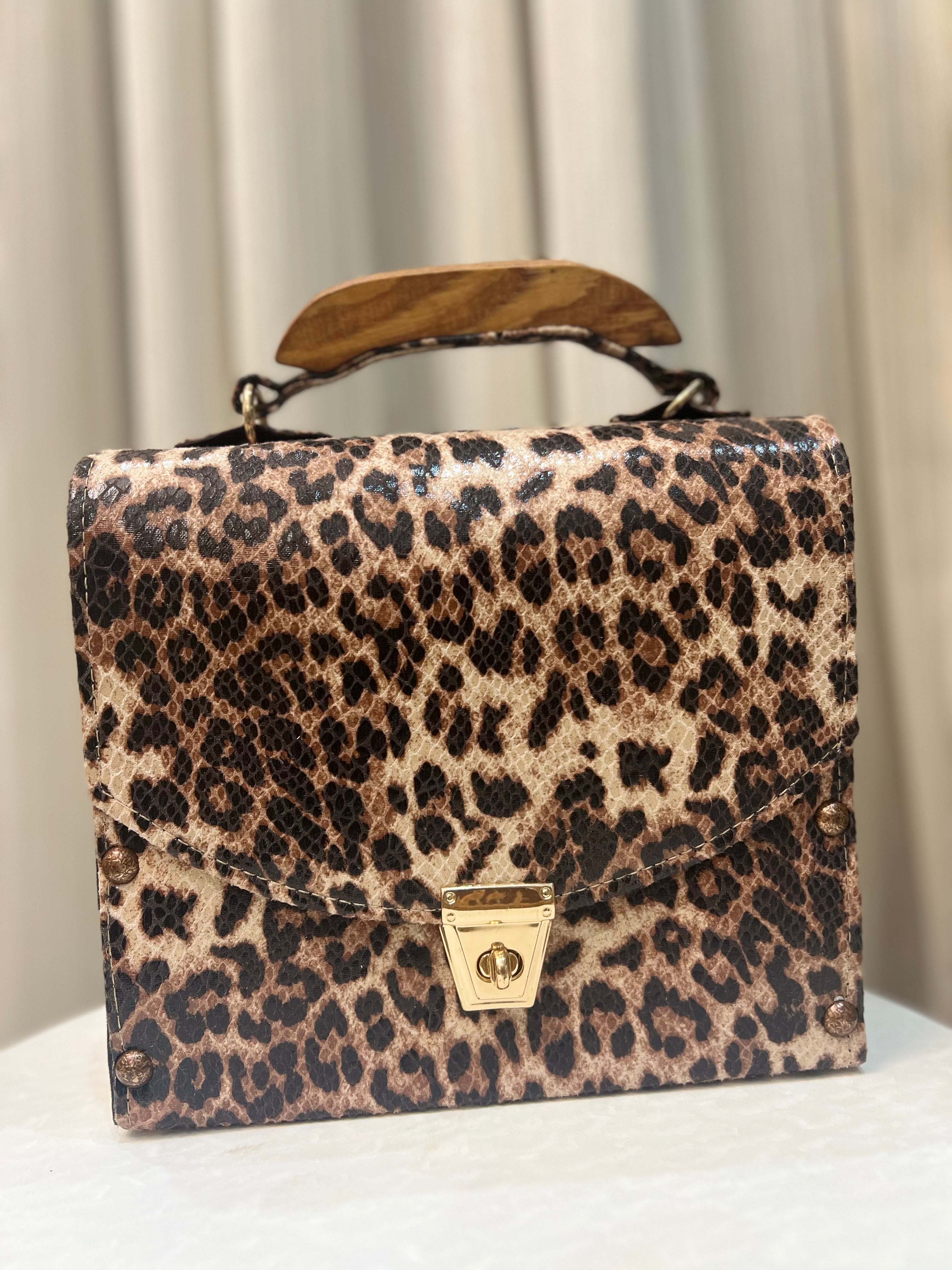 Tigerwood box bag