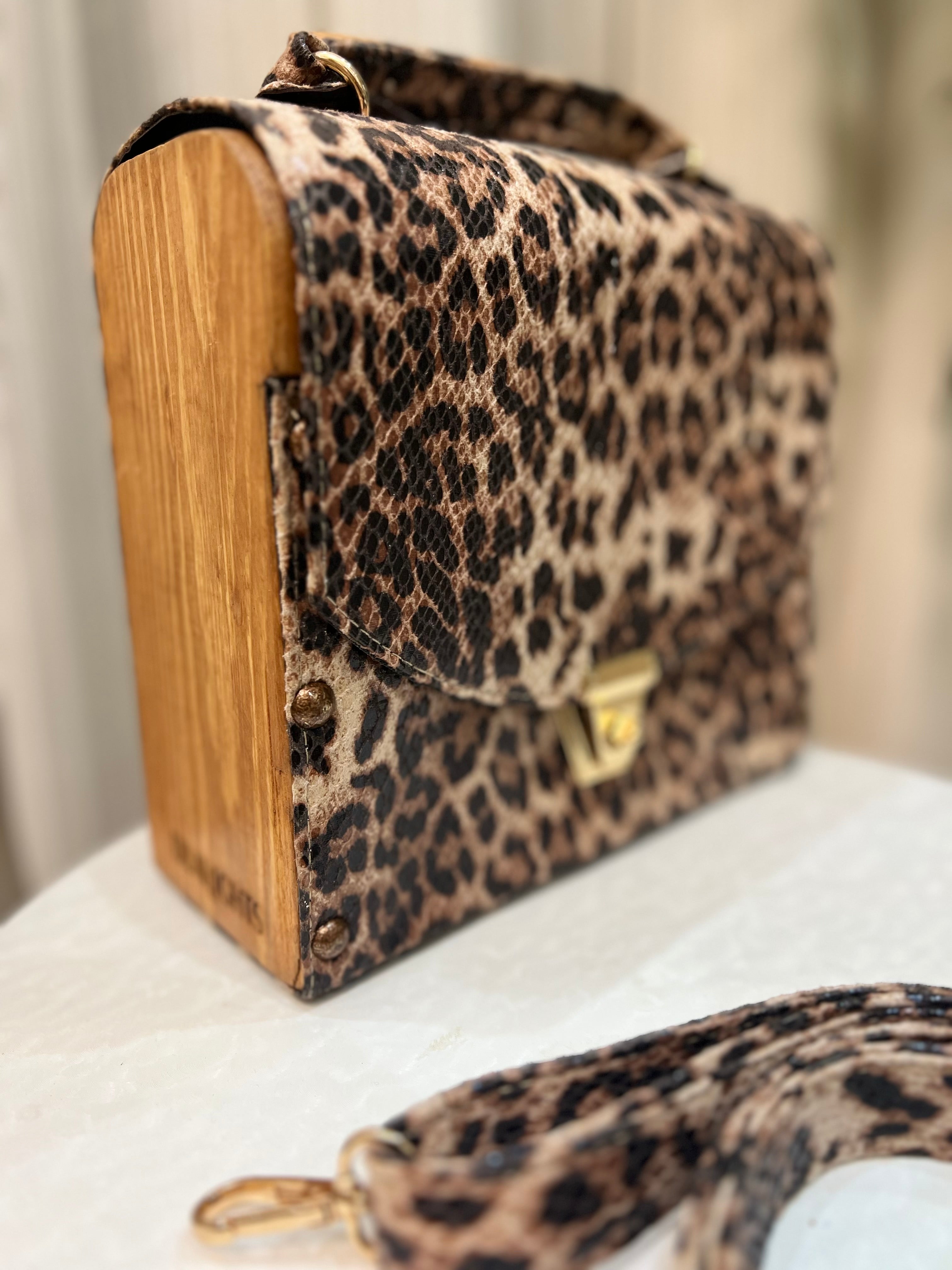 Tigerwood box bag
