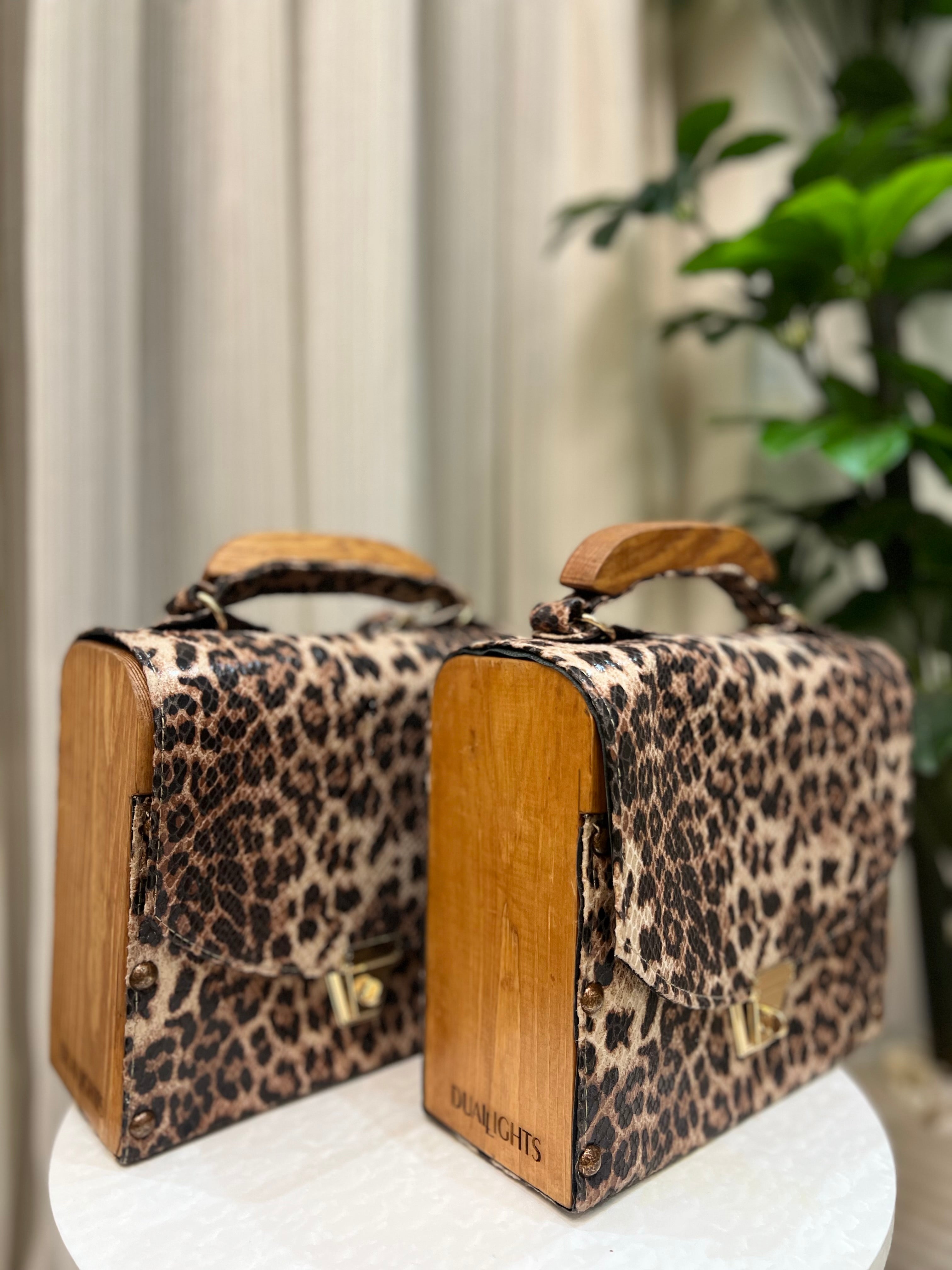 Tigerwood box bag