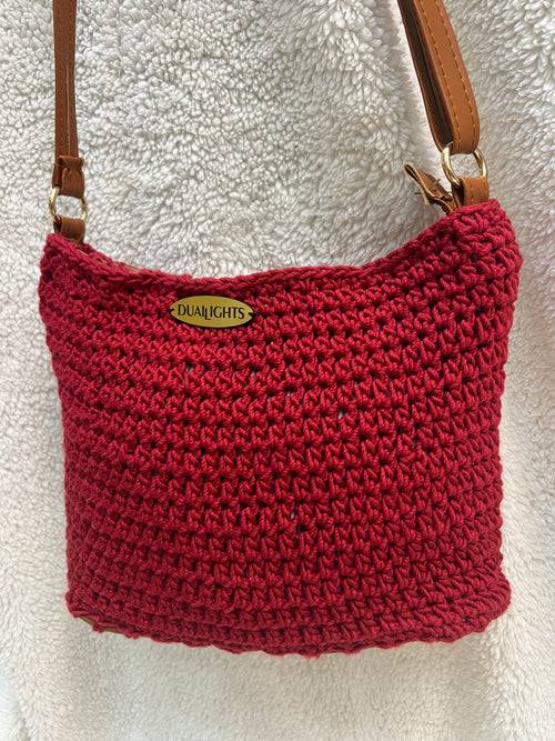 essential crossbody bag,  red