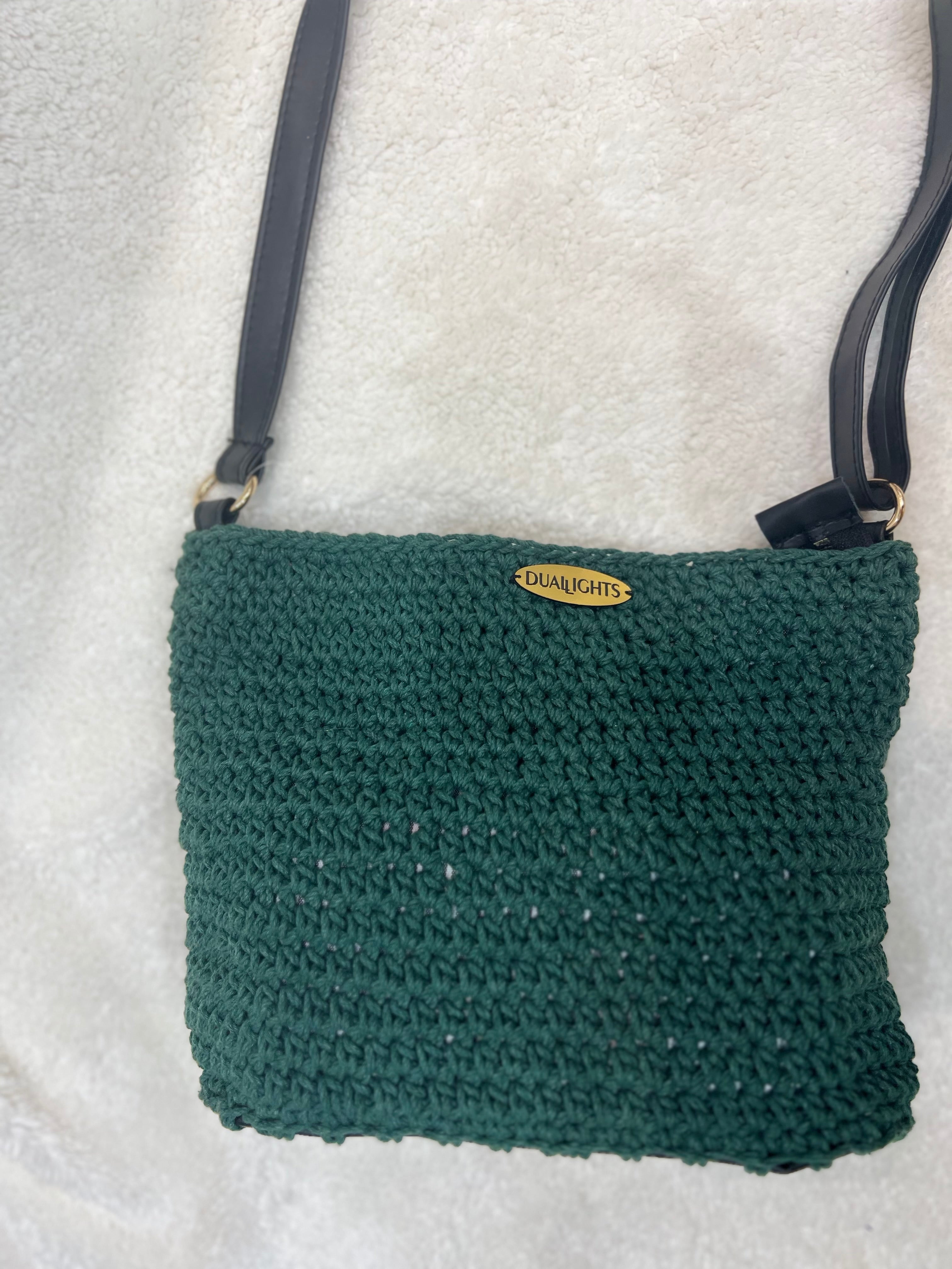 essential crossbody bag, dark green
