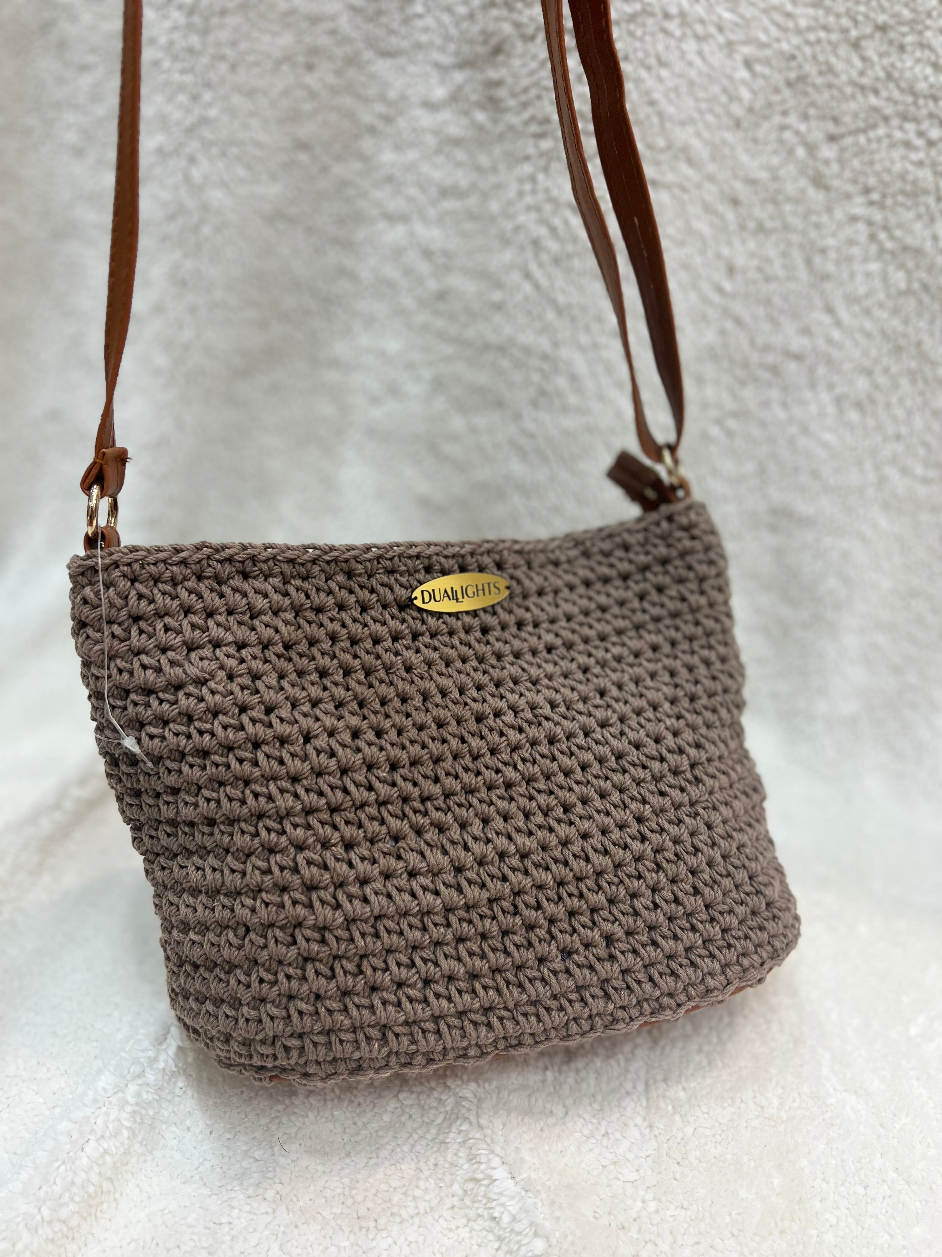 essential crossbody bag, havan / mocha