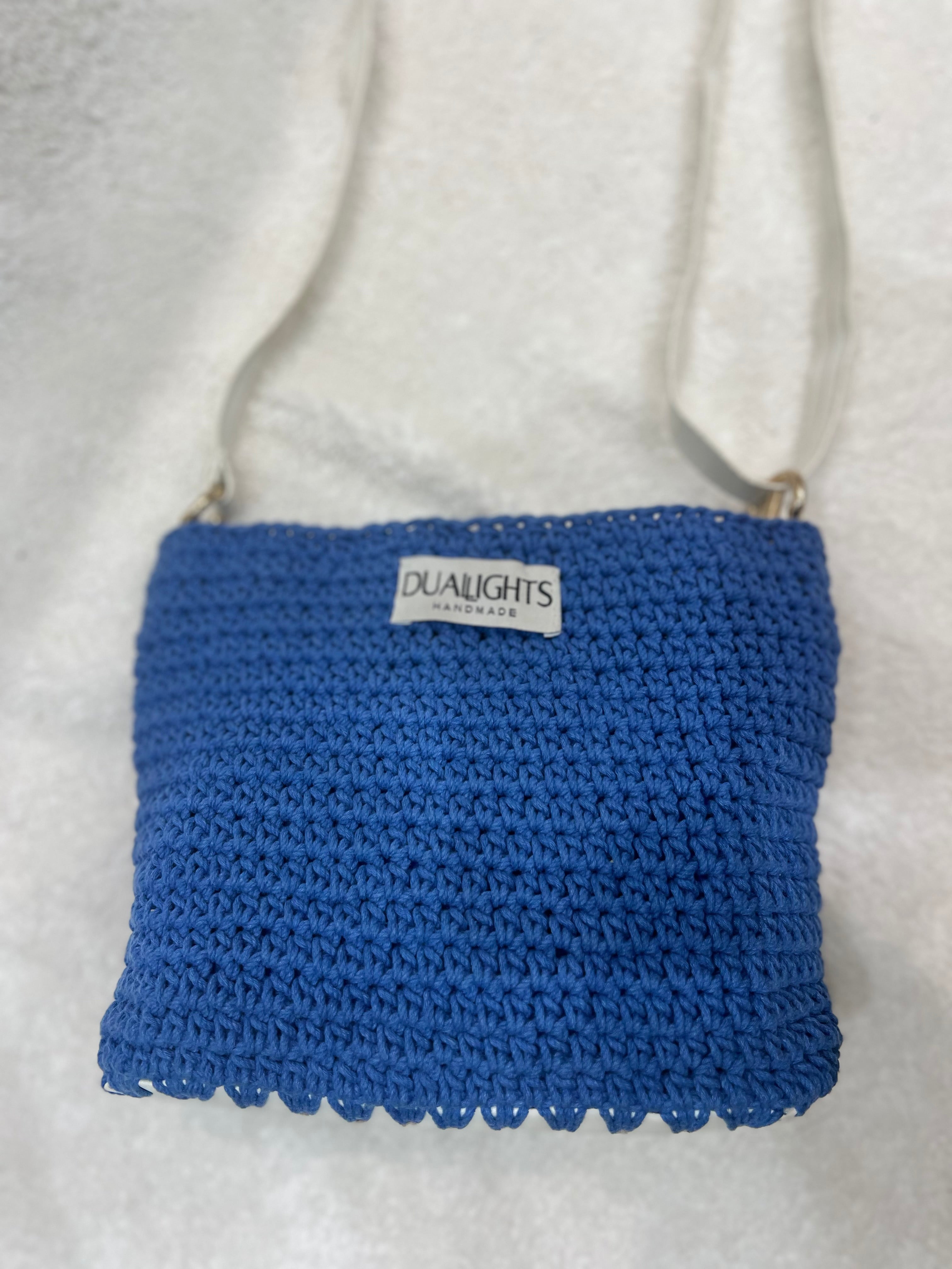 essential crossbody bag, blue