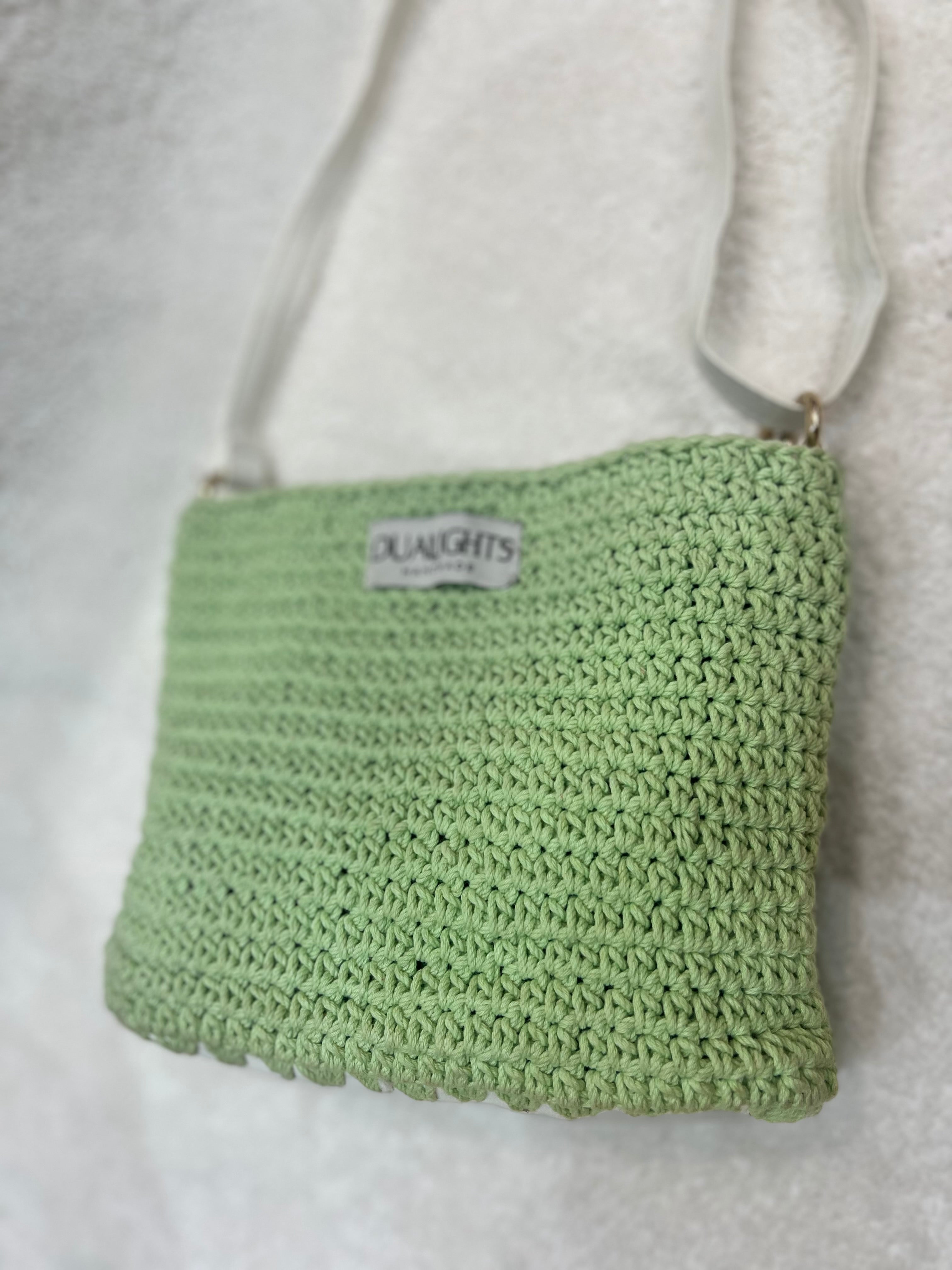 essential crossbody bag, mint green