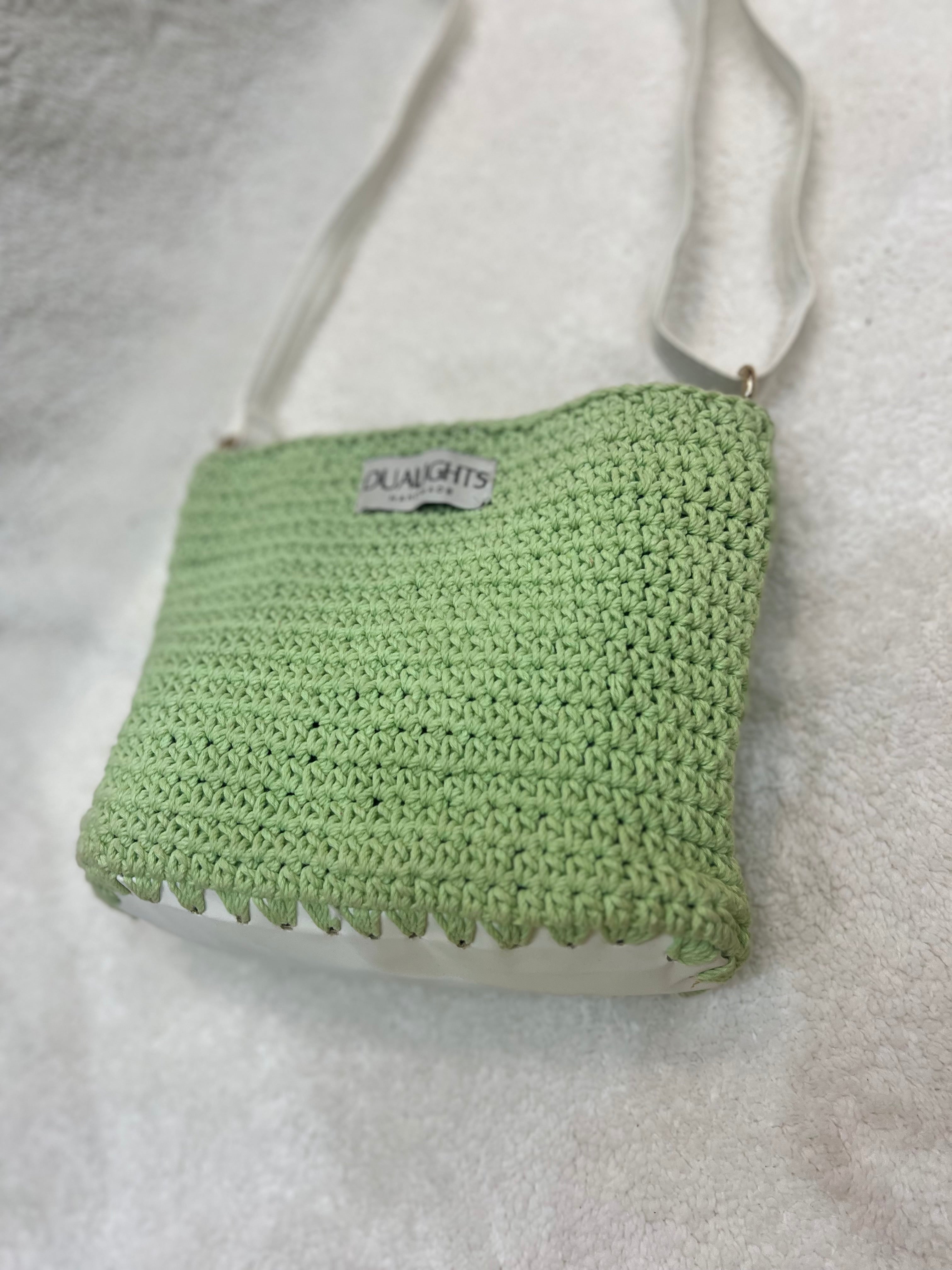 essential crossbody bag, mint green