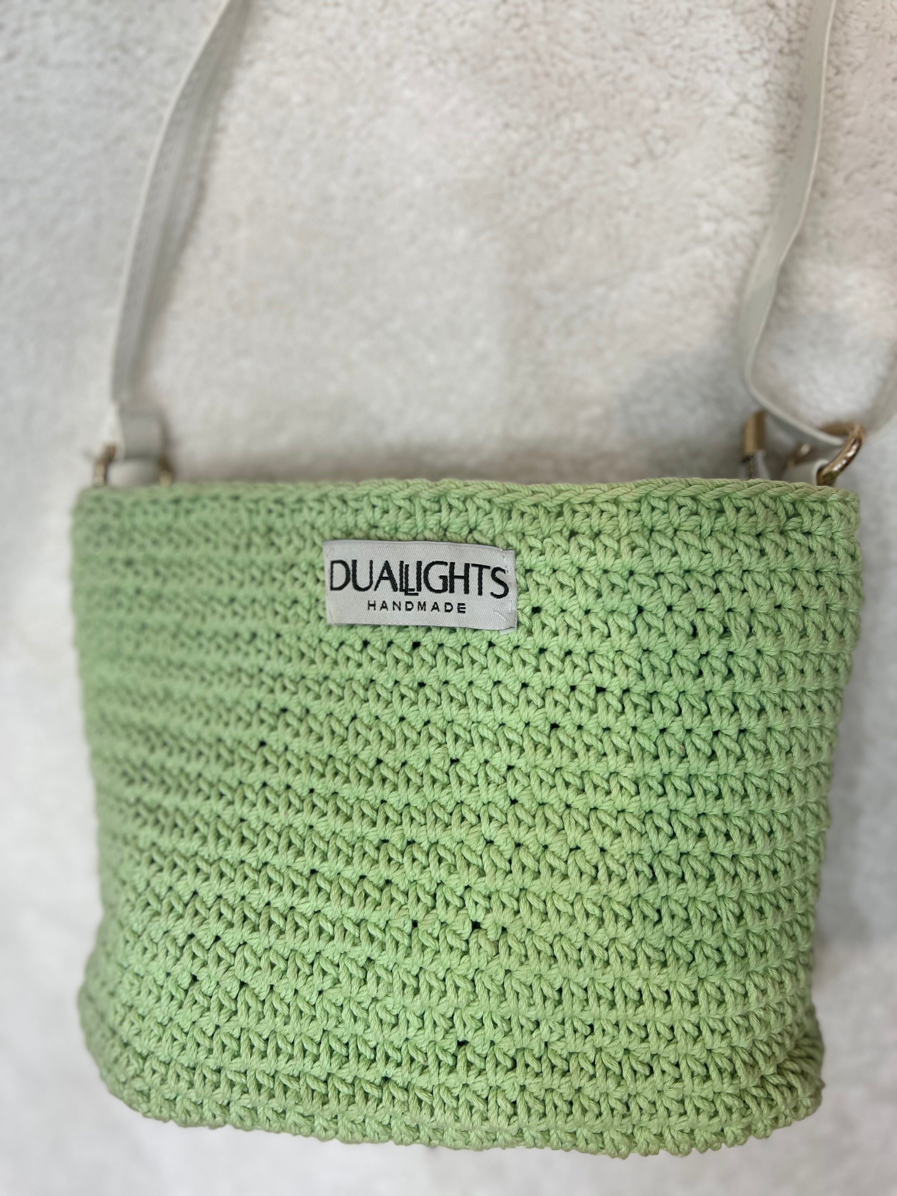 essential crossbody bag, mint green
