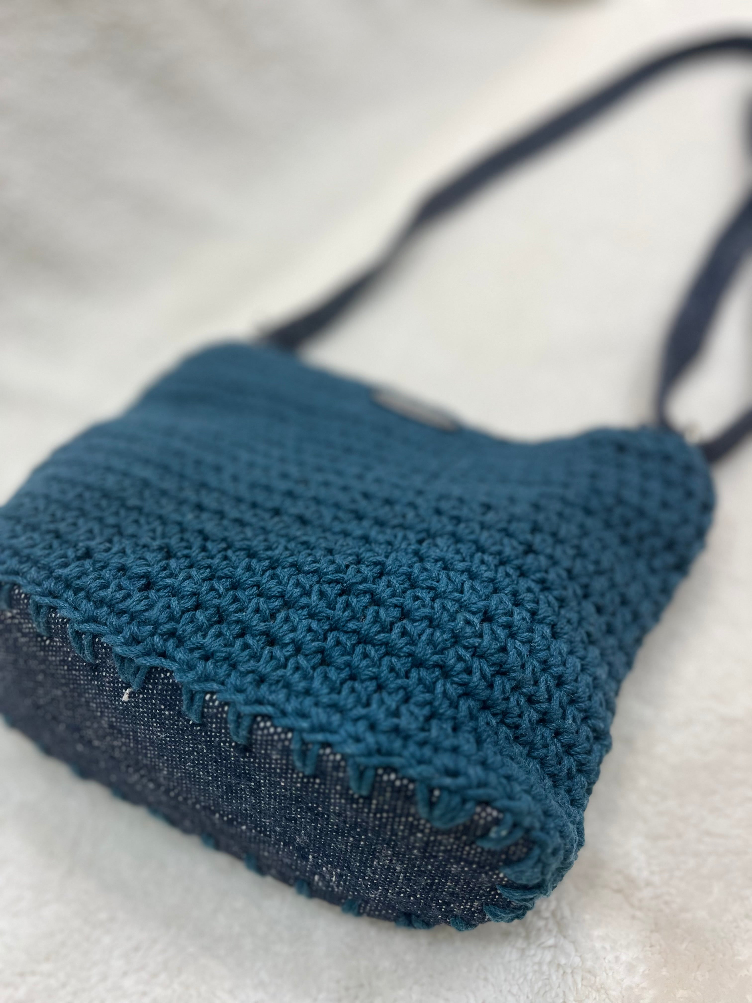 essential crossbody bag, jeans / sky blue