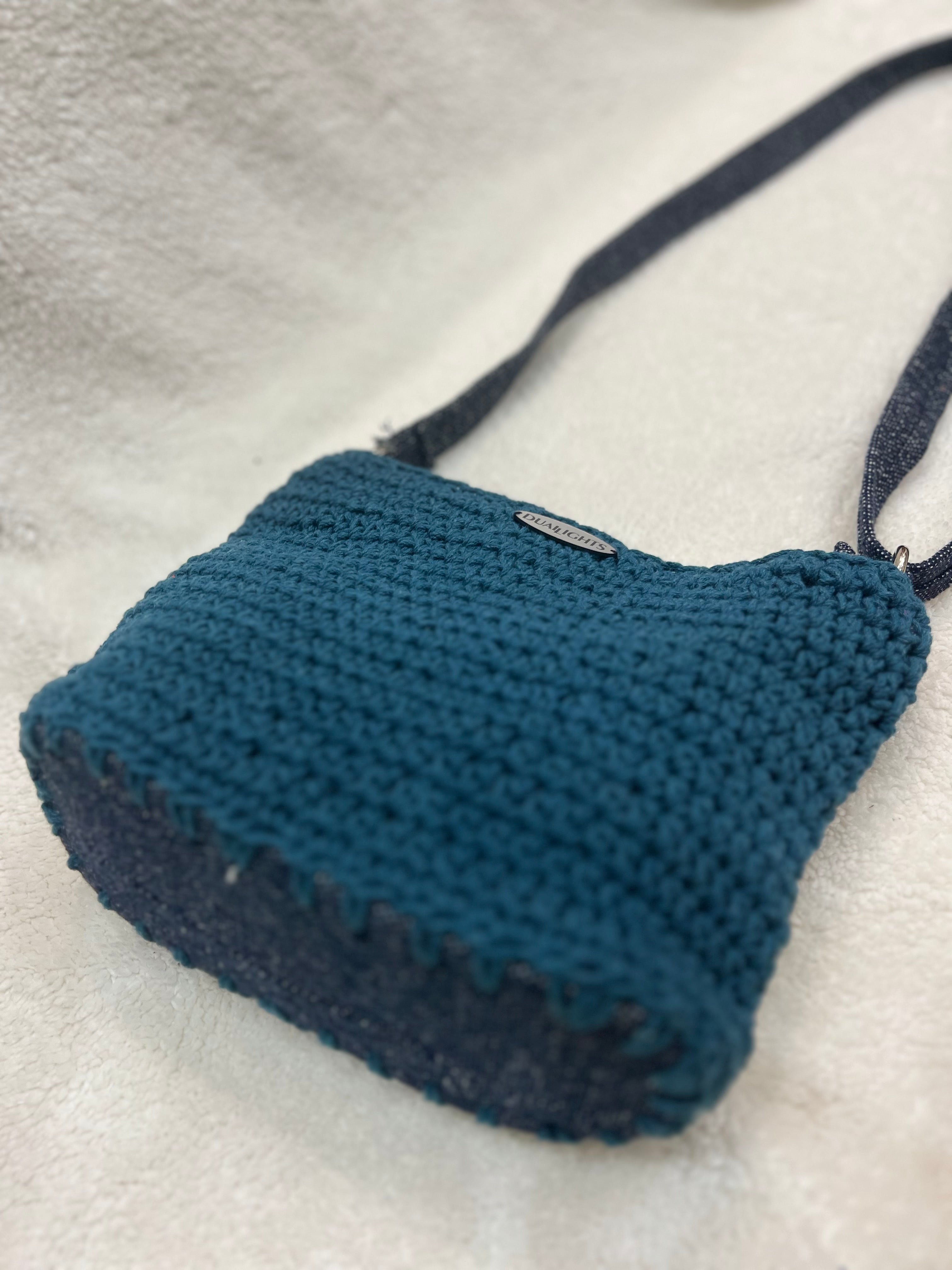 essential crossbody bag, jeans / sky blue