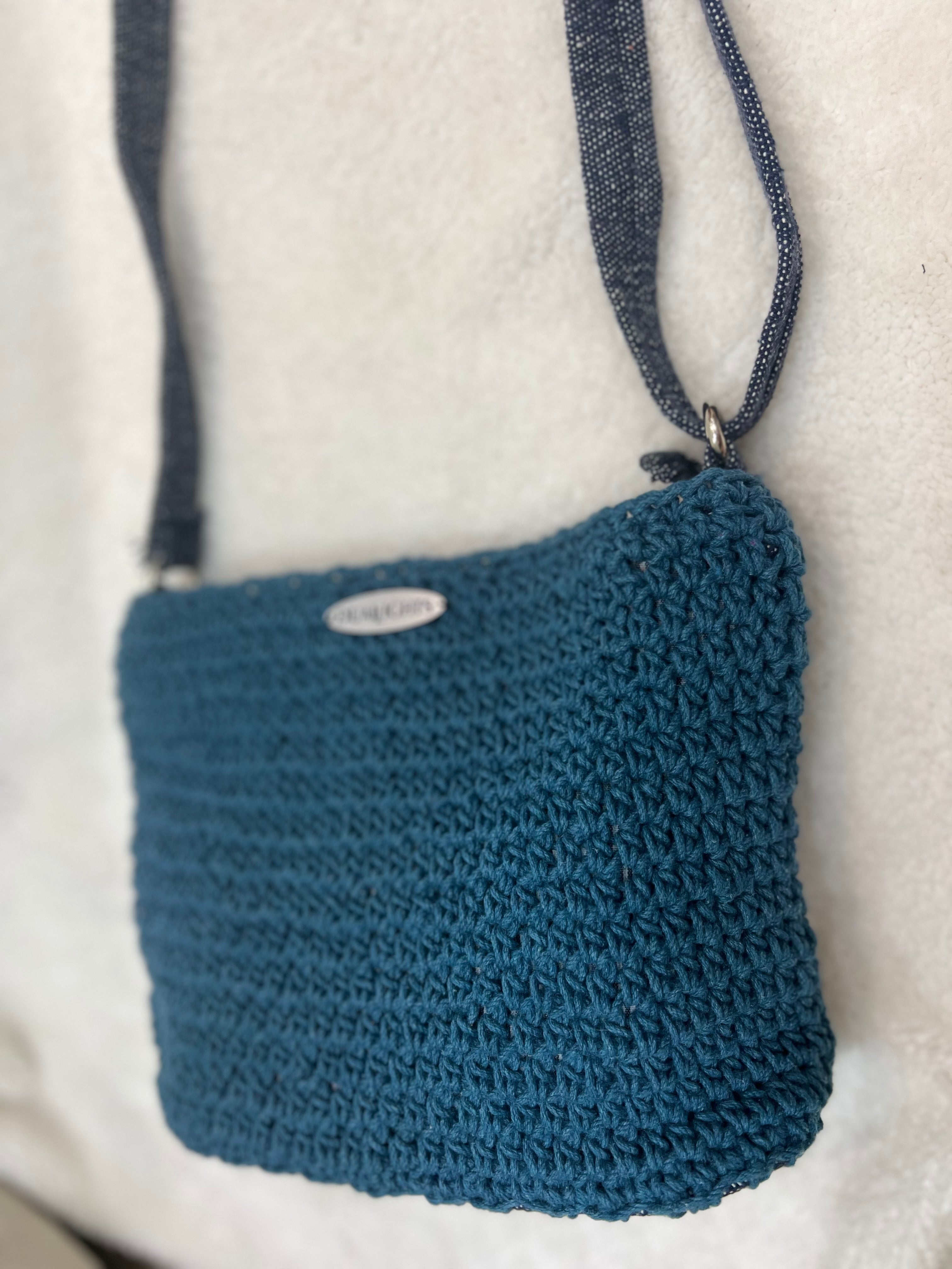 essential crossbody bag, jeans / sky blue
