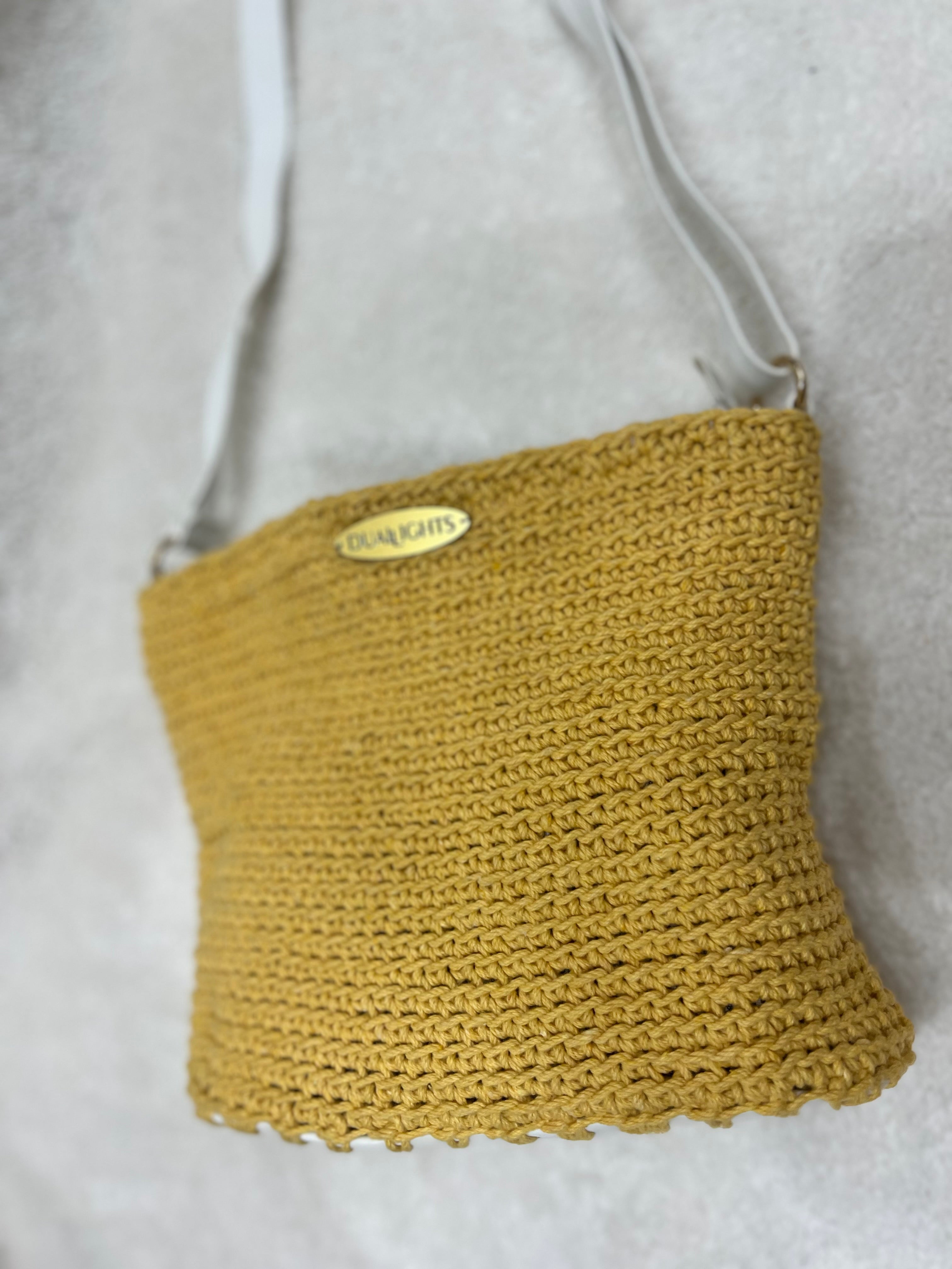 essential crossbody bag, mustard