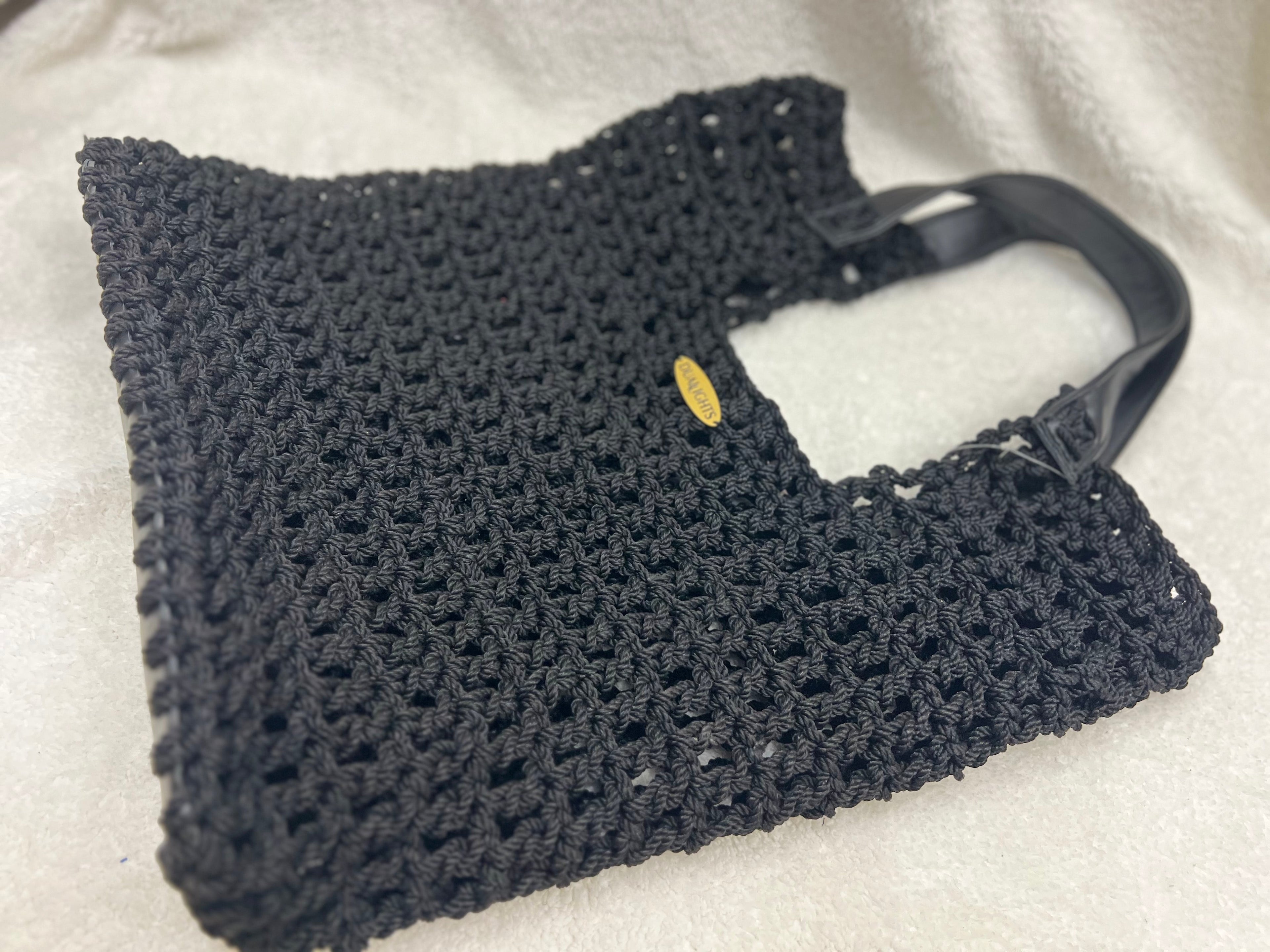 structured net bag black