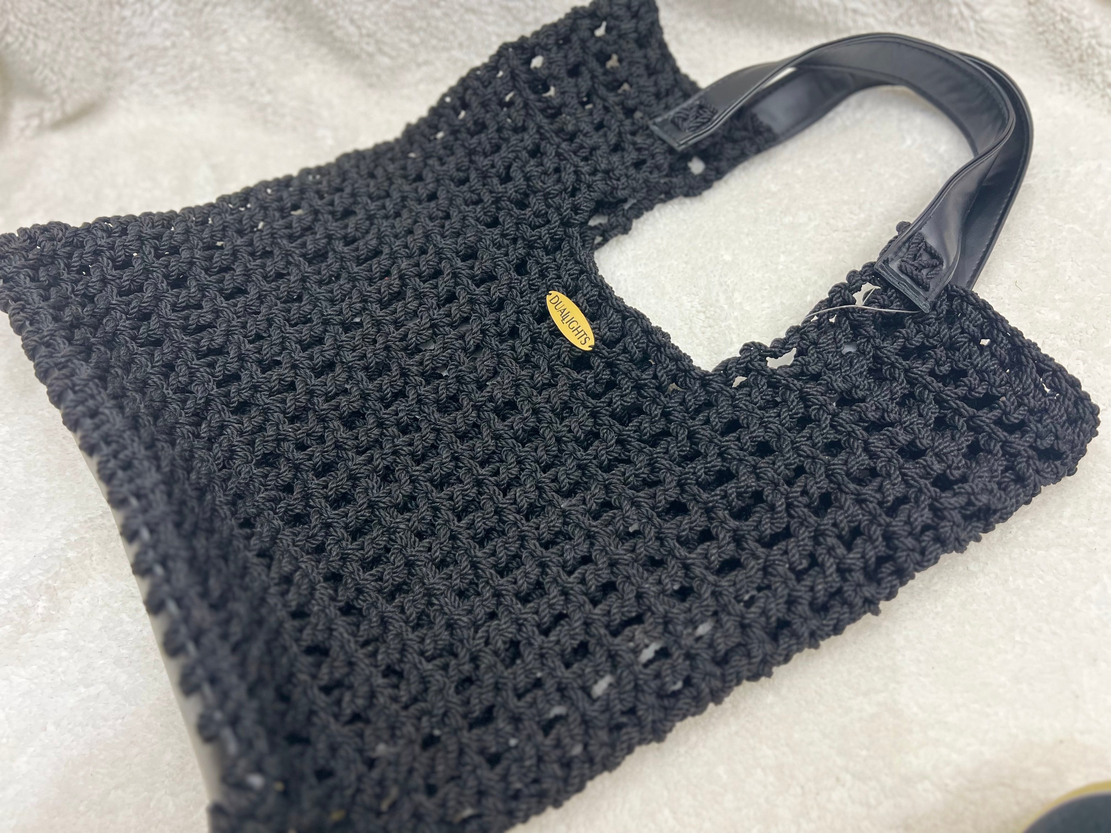 structured net bag black