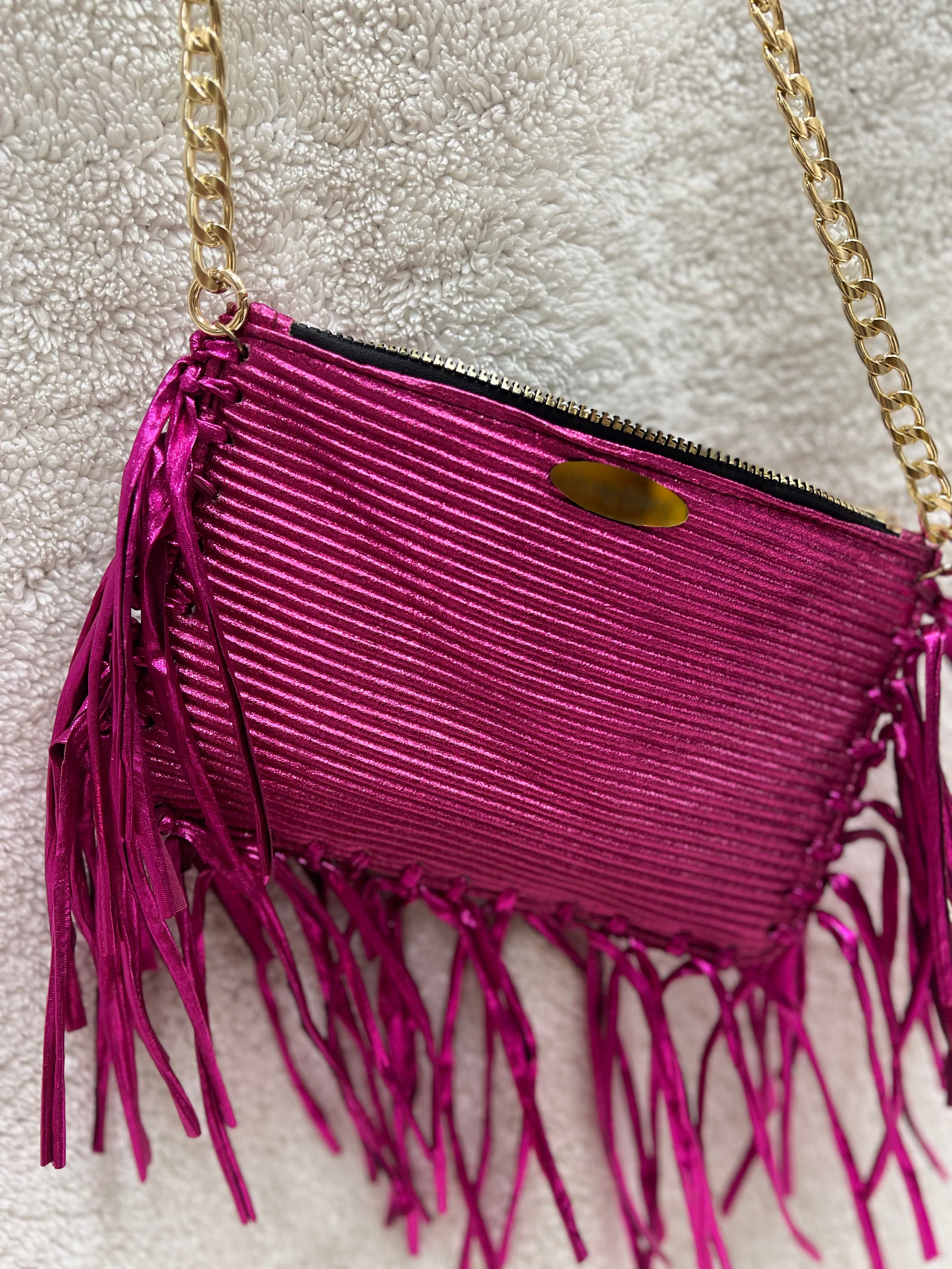 Shimmer & Sway Pouch fuchsia