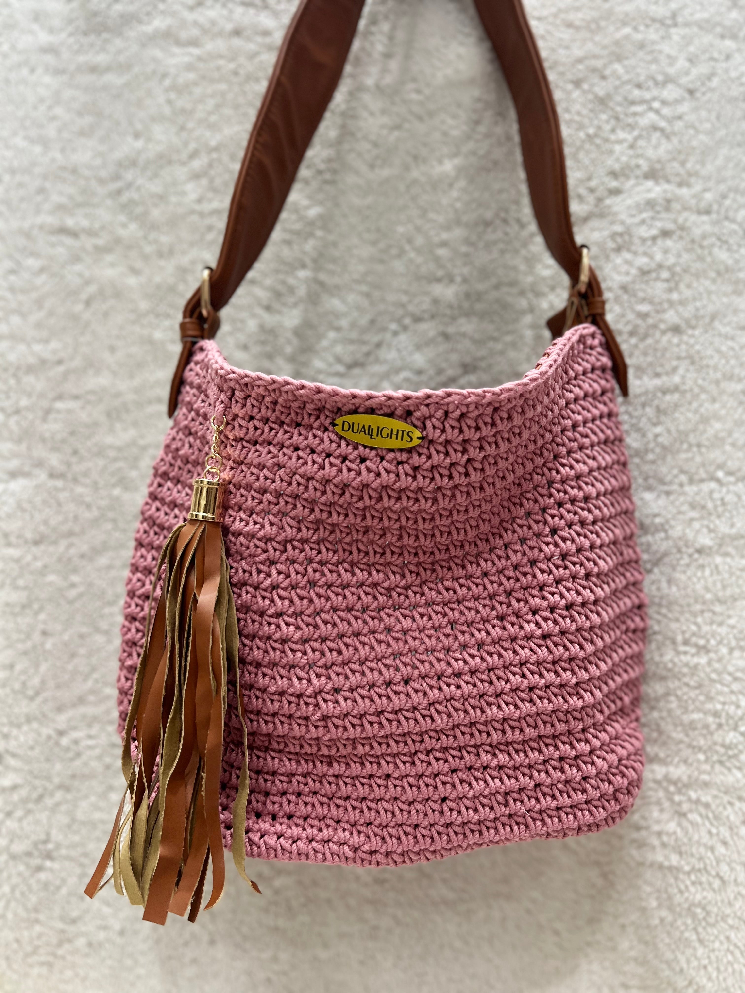 essential shoulder bag, havan / cashmere pink