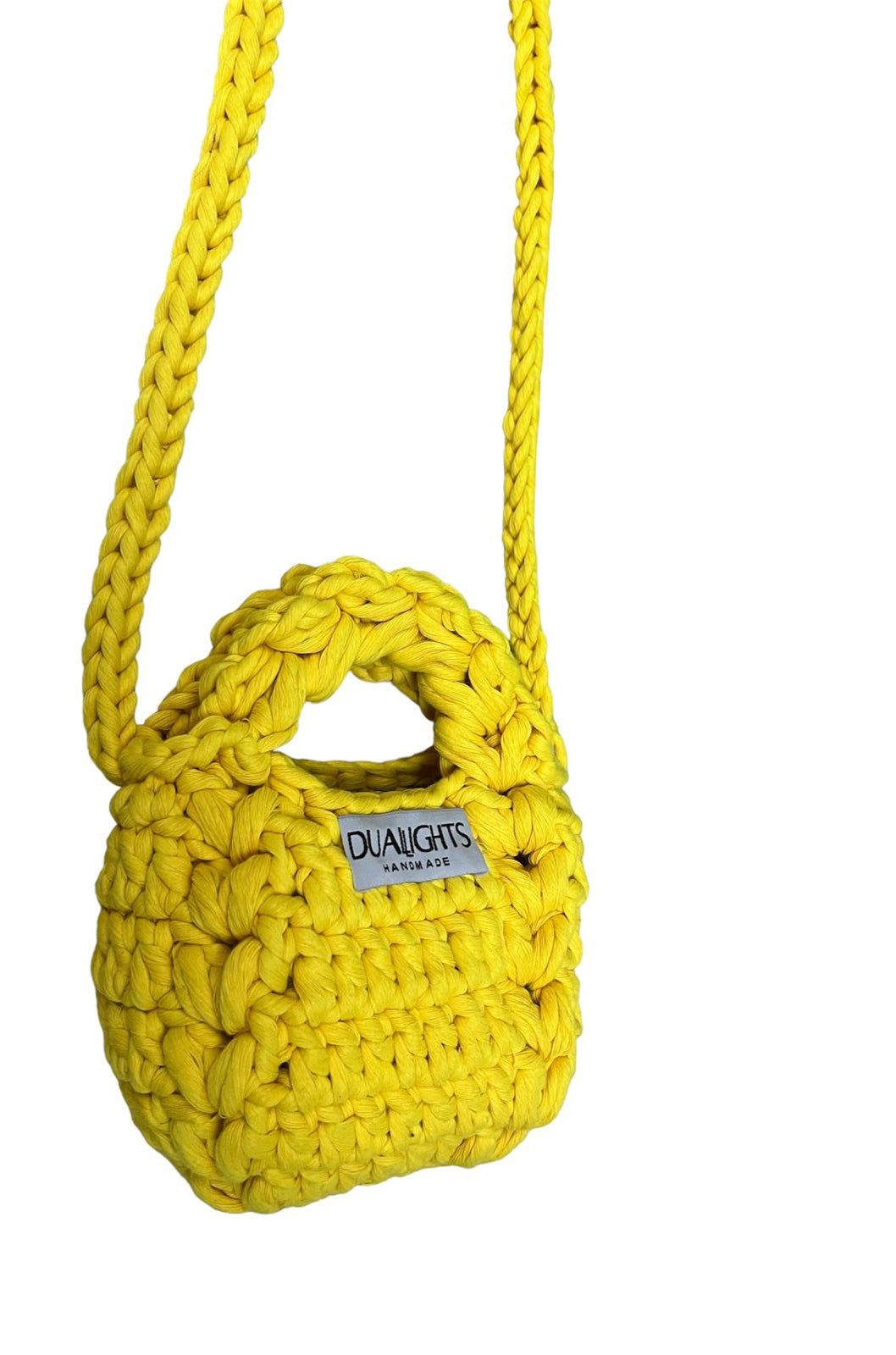 mini puffed 3d crossbody bag , yellow