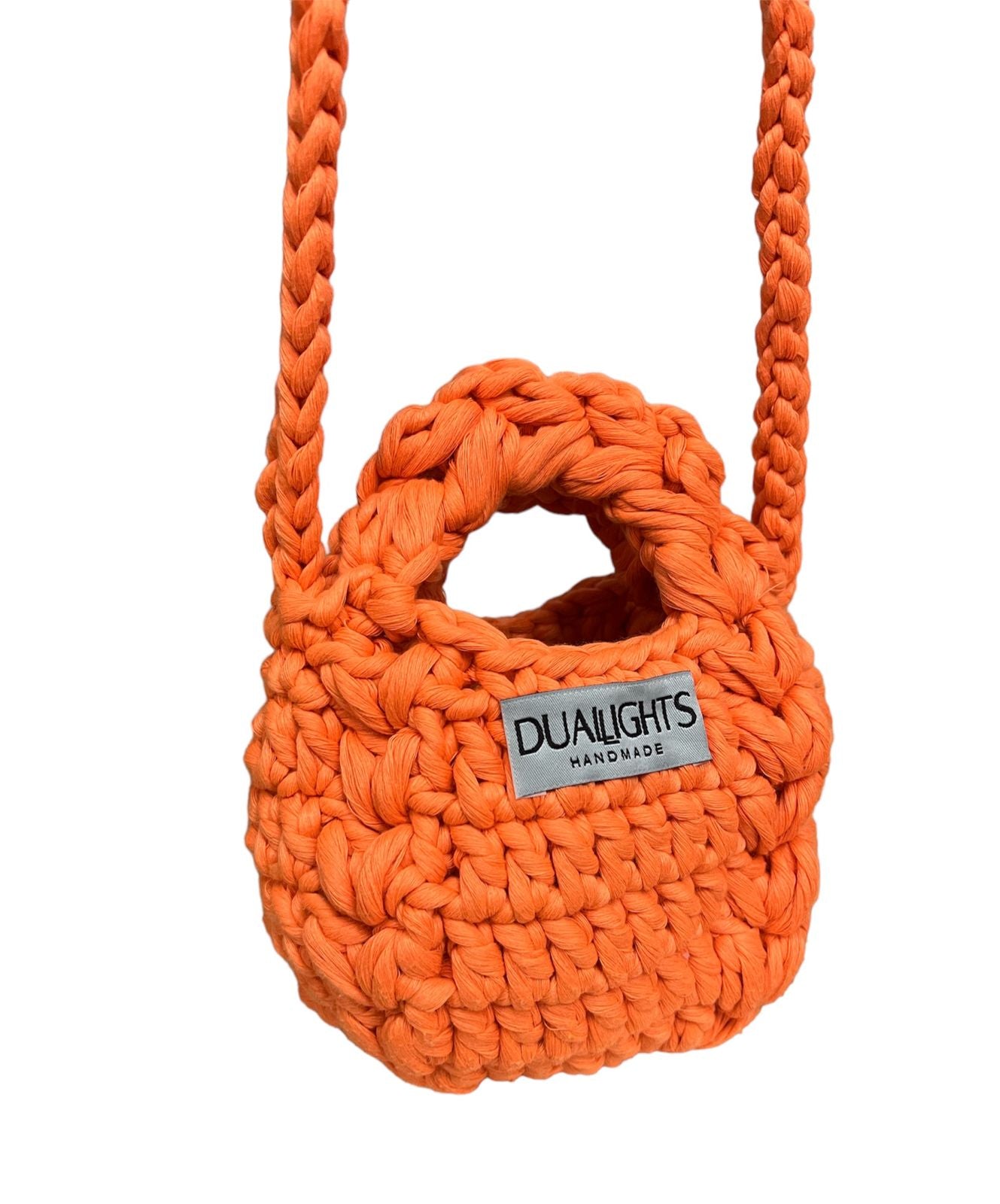 mini puffed 3d crossbody bag , orange