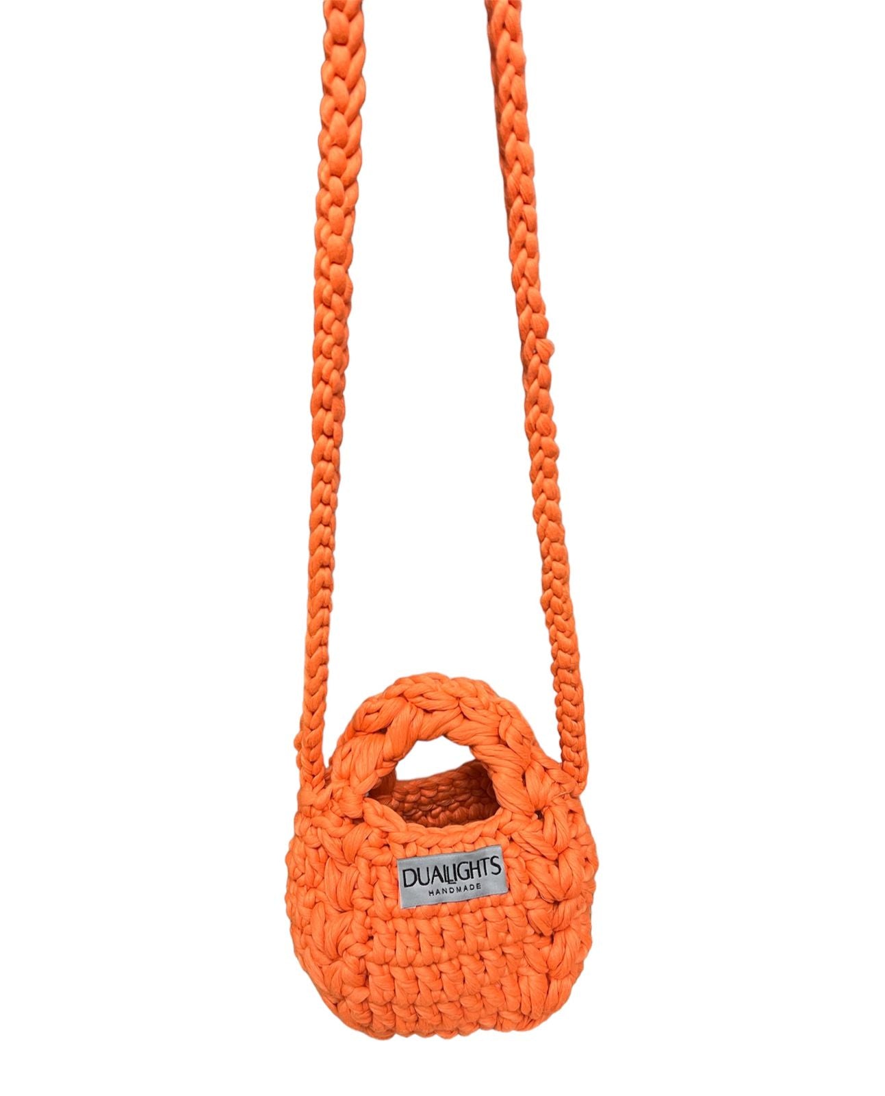 mini puffed 3d crossbody bag , orange