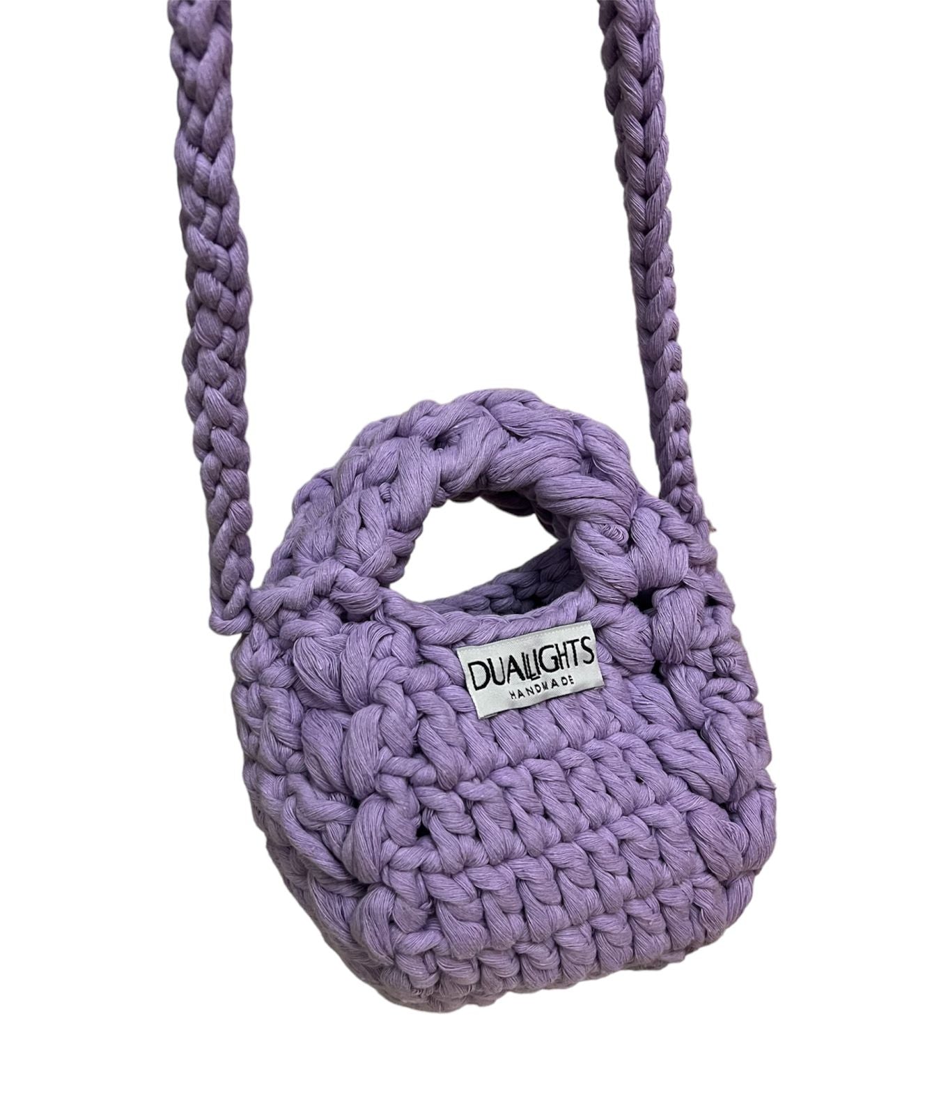 mini puffed 3d crossbody bag , lavender