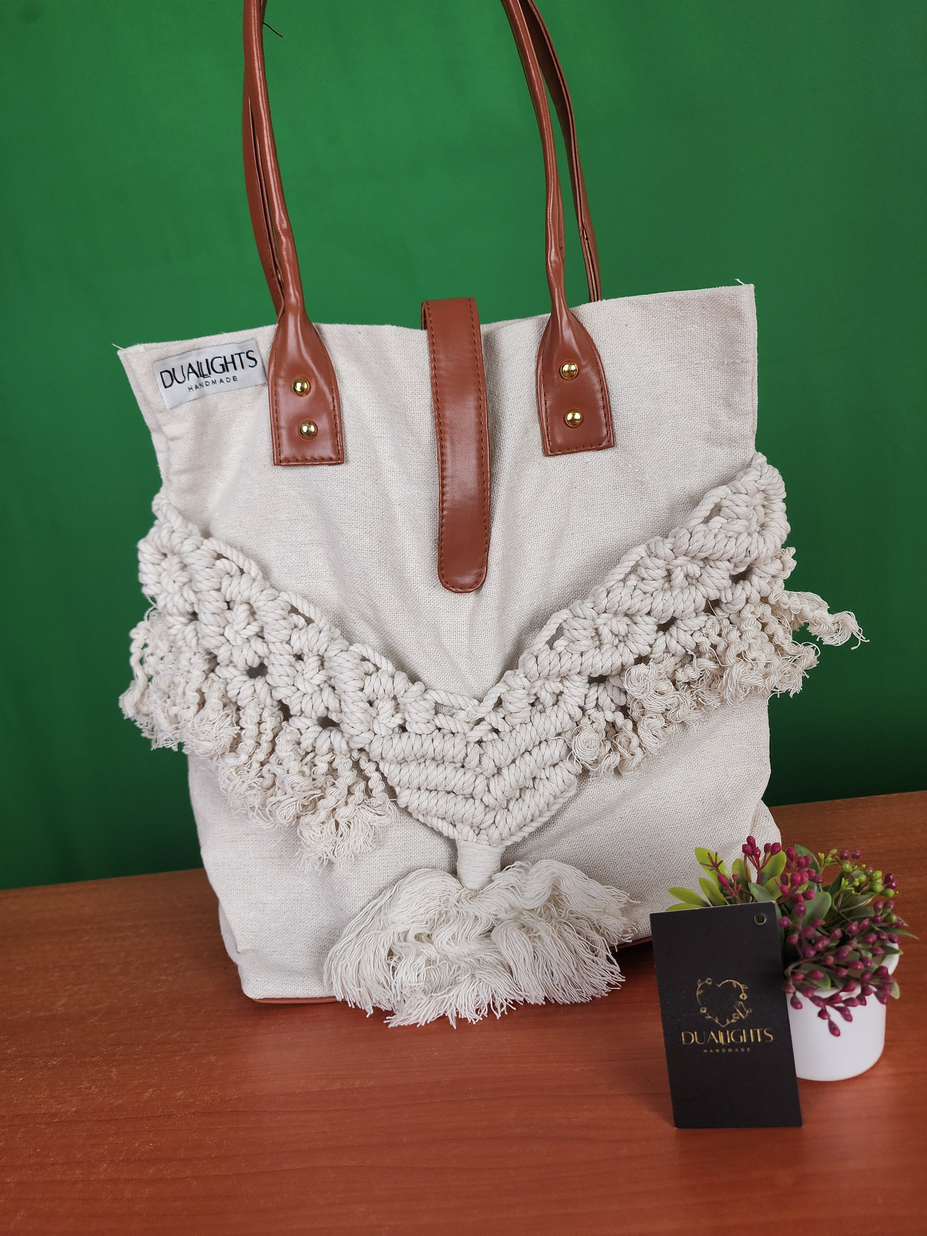 Macrame Tote Bag, havan