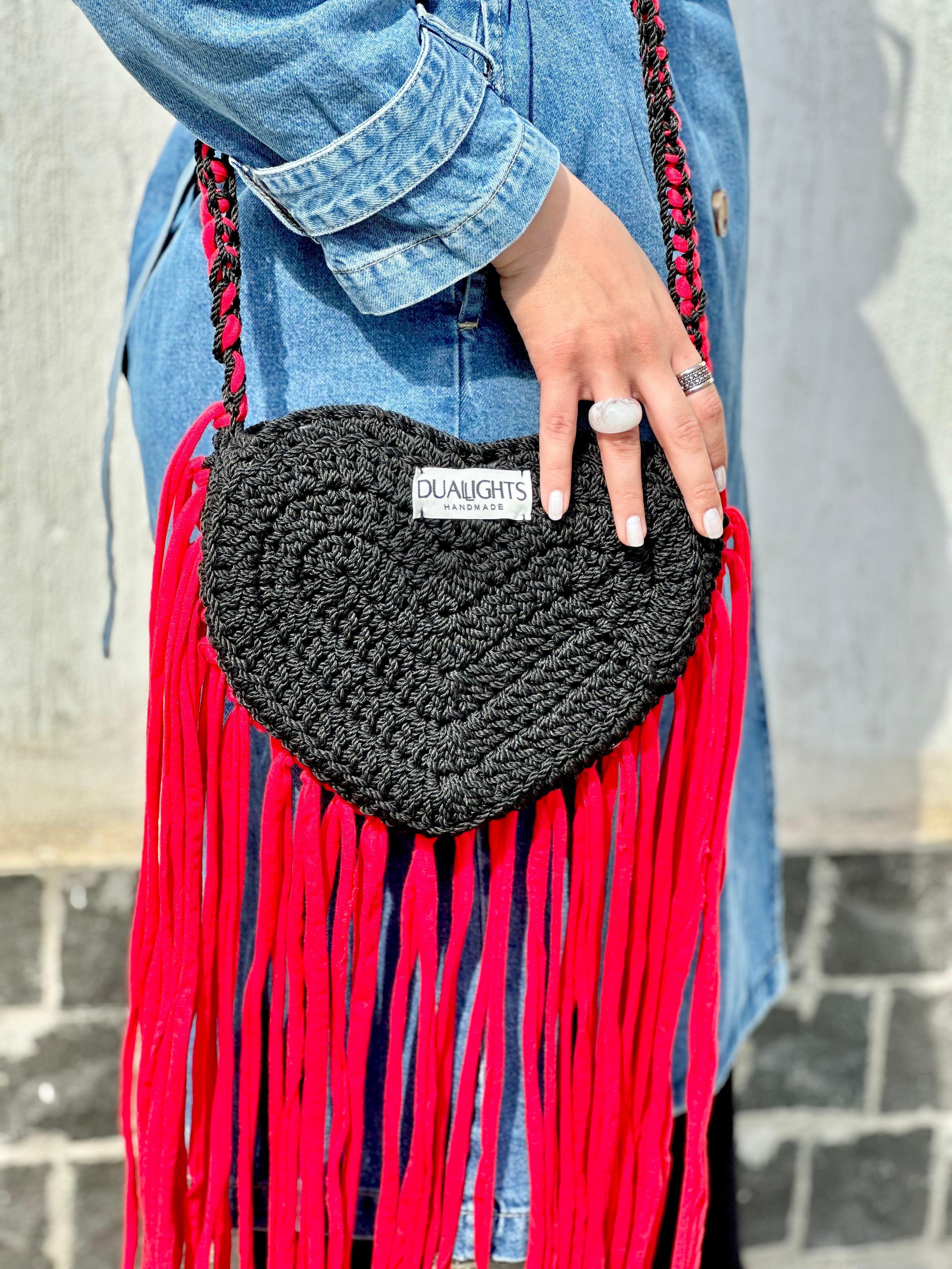 Heart-shaped Crossbody Bag