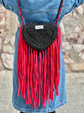 Heart-shaped Crossbody Bag