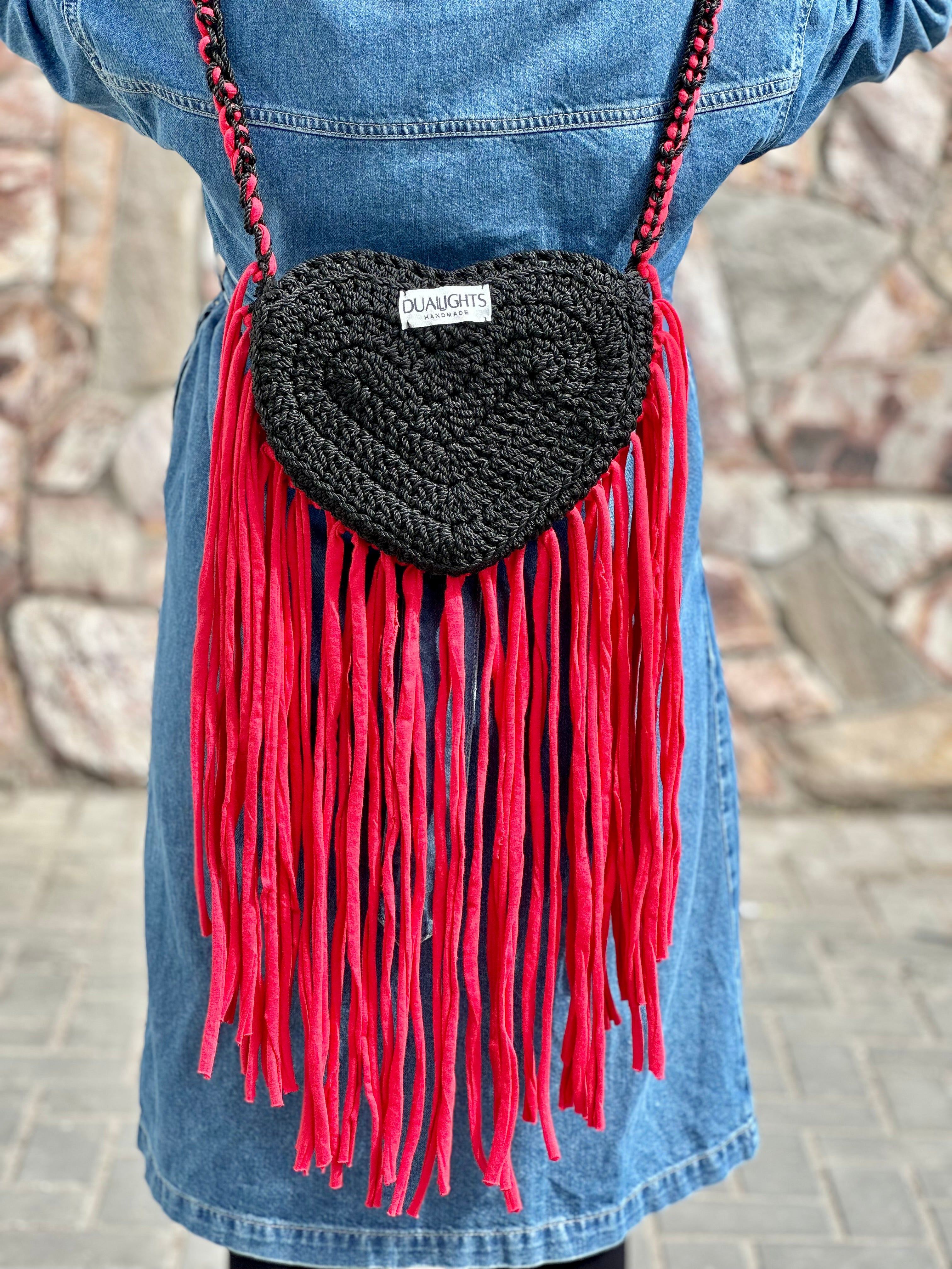 Heart-shaped Crossbody Bag