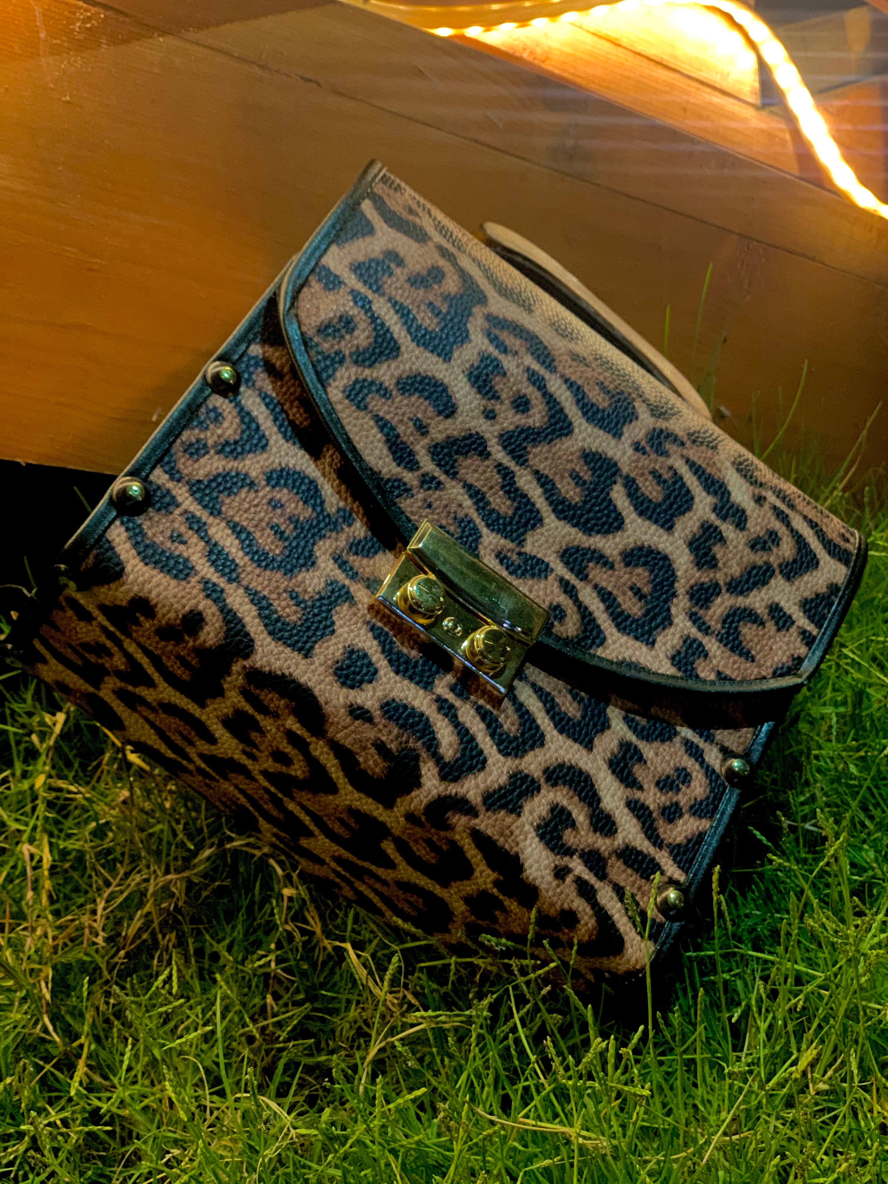 Tigerwood box bag
