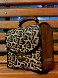 Tigerwood box bag