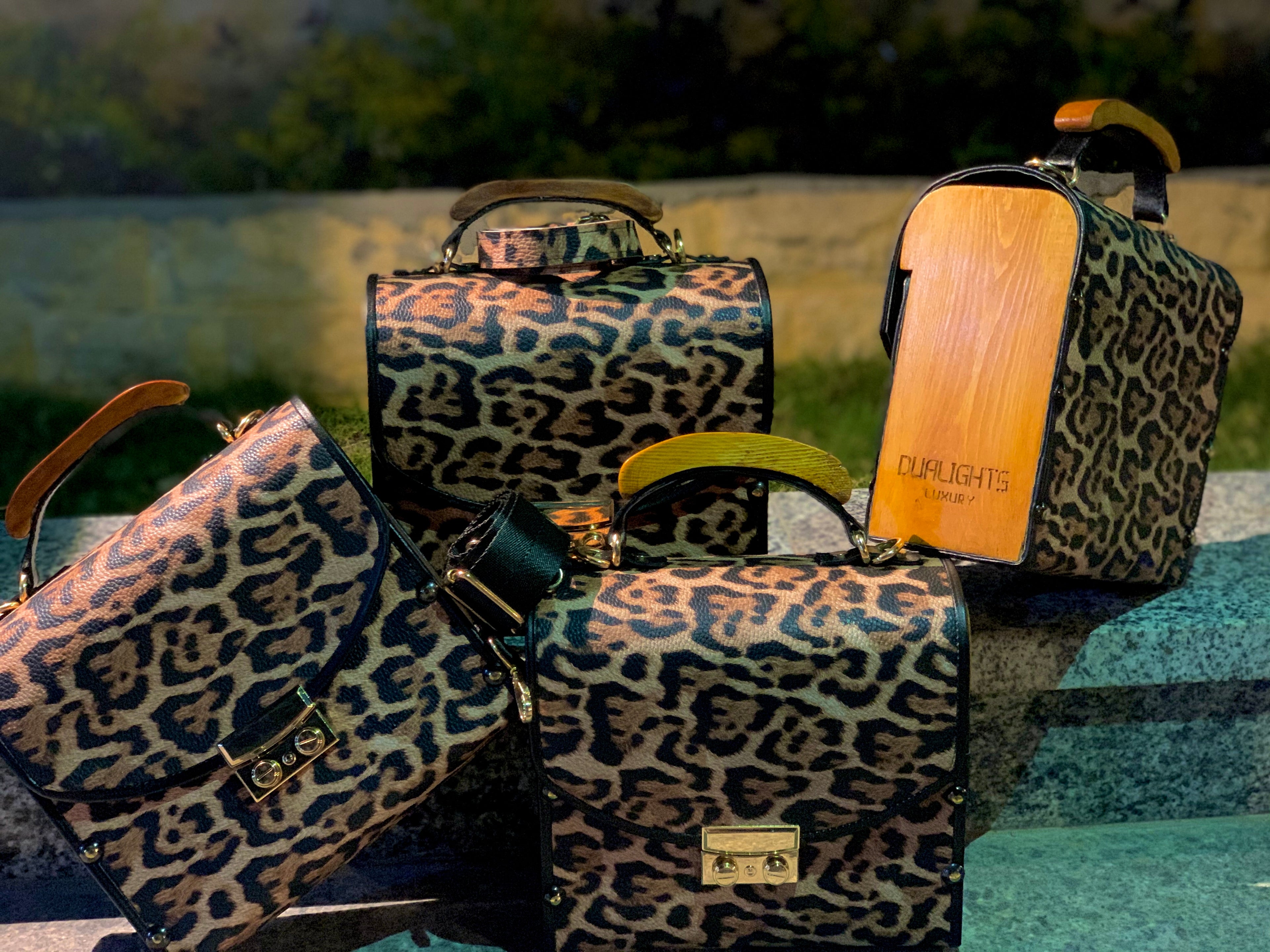 Tigerwood box bag