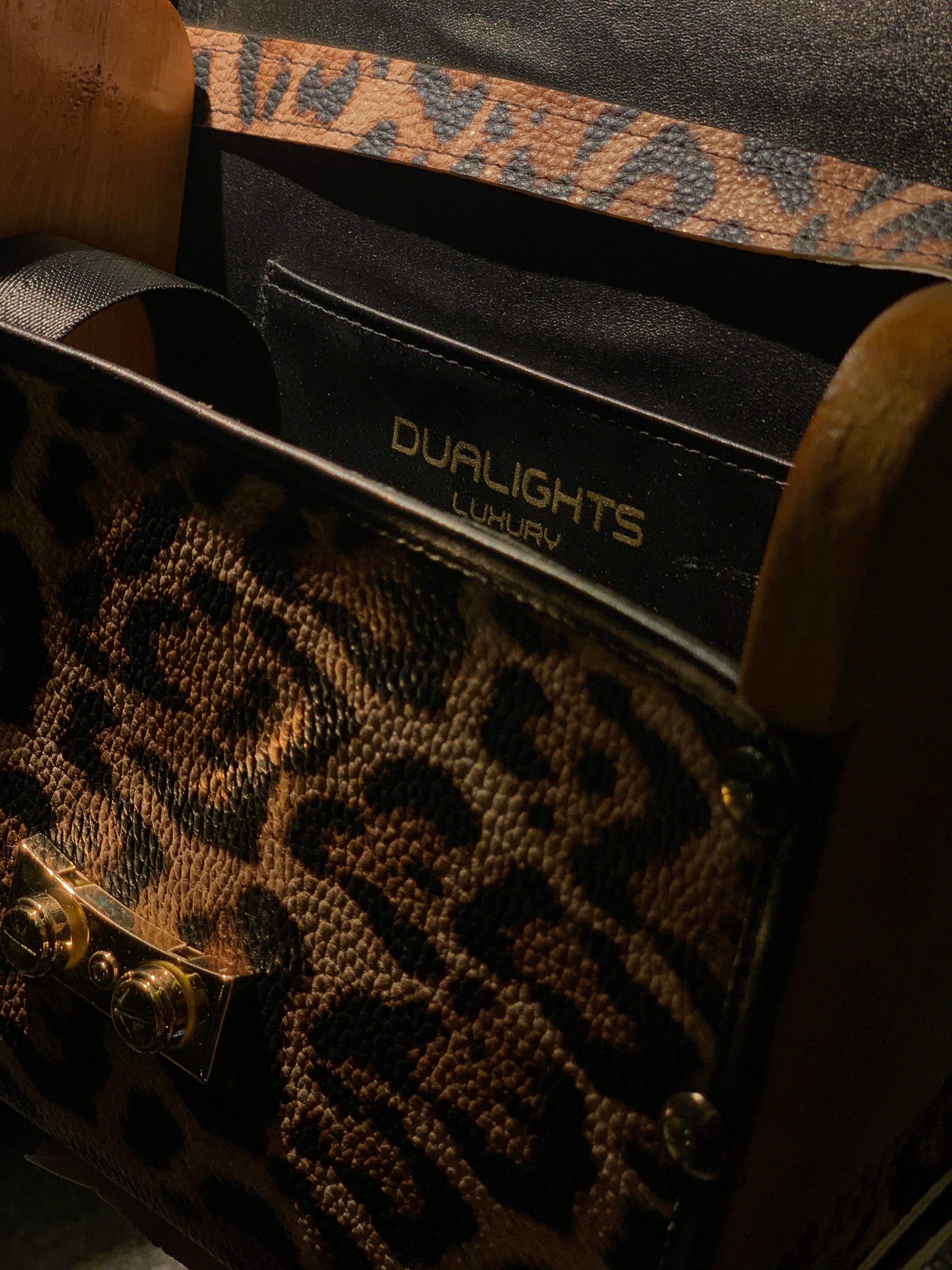 Tigerwood box bag