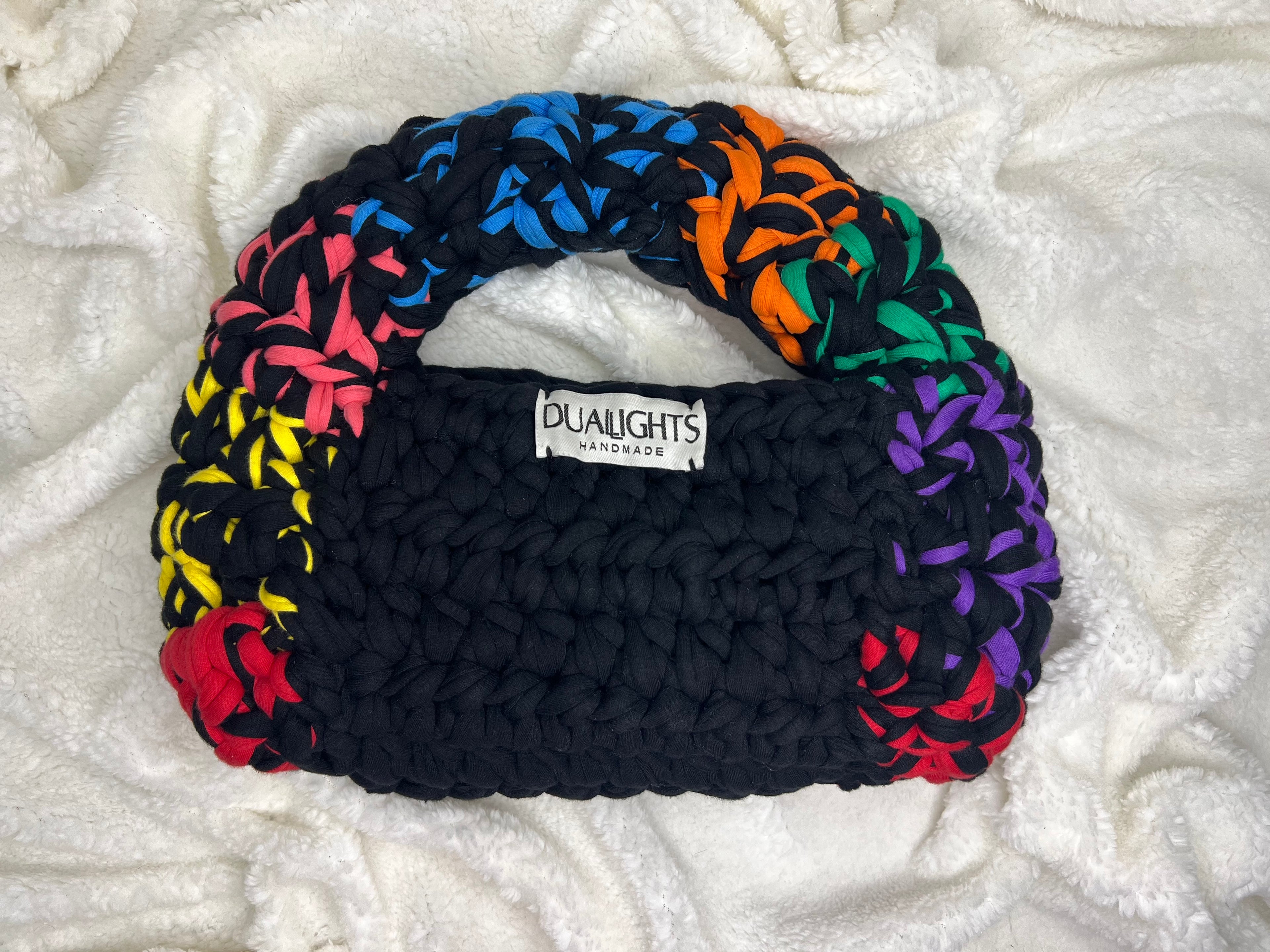 Colourful handle baguette