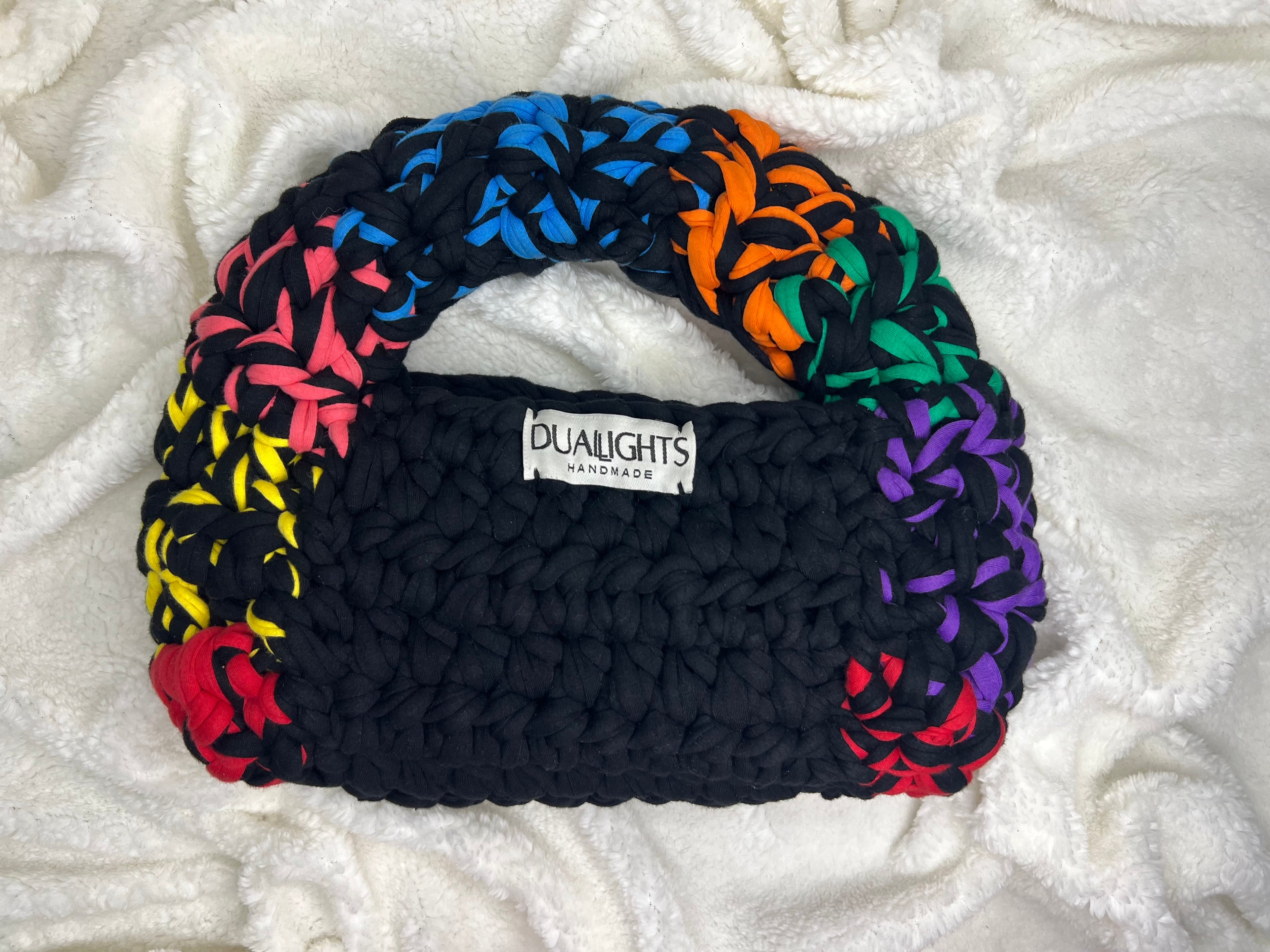 Colourful handle baguette