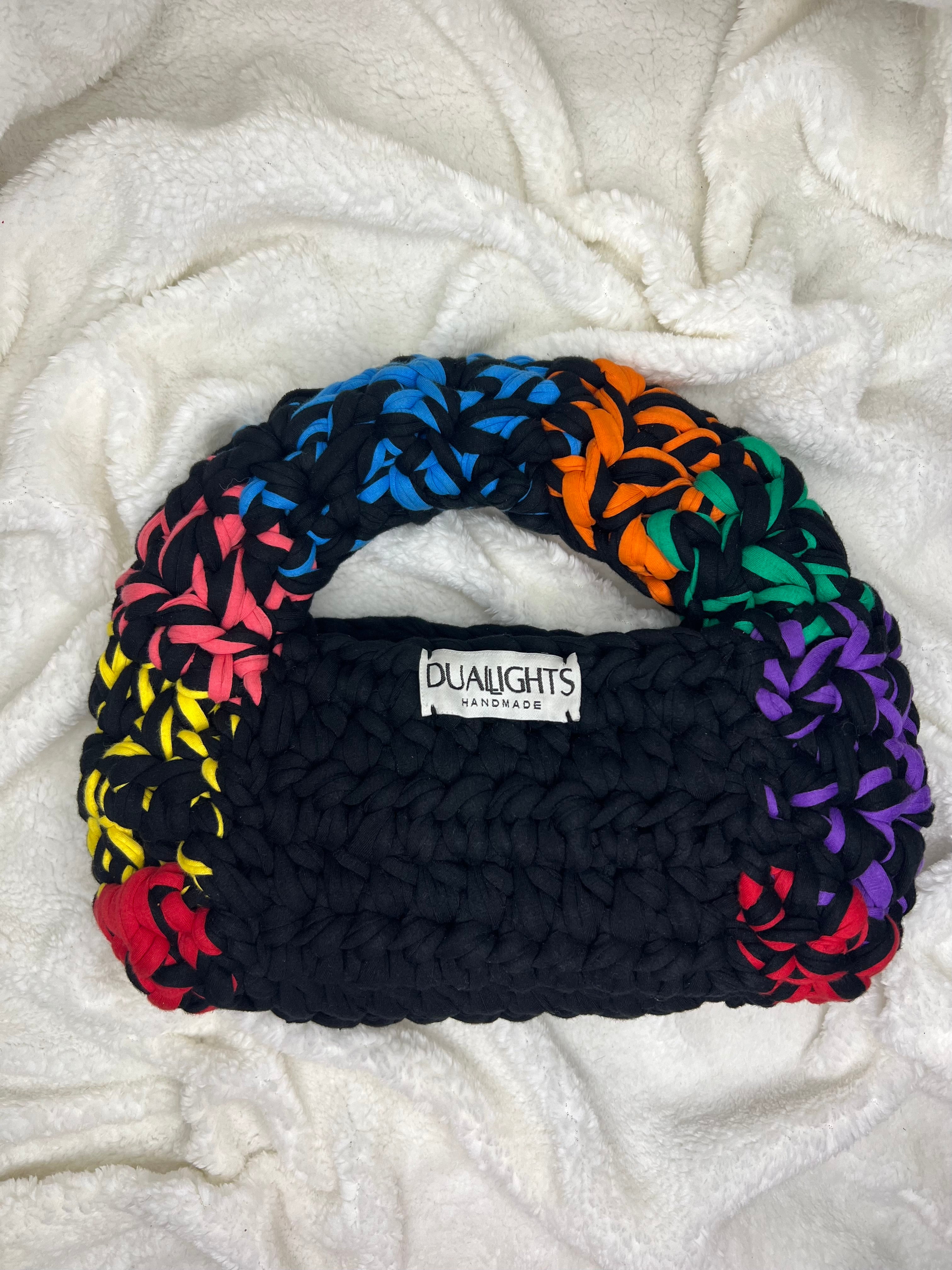 Colourful handle baguette