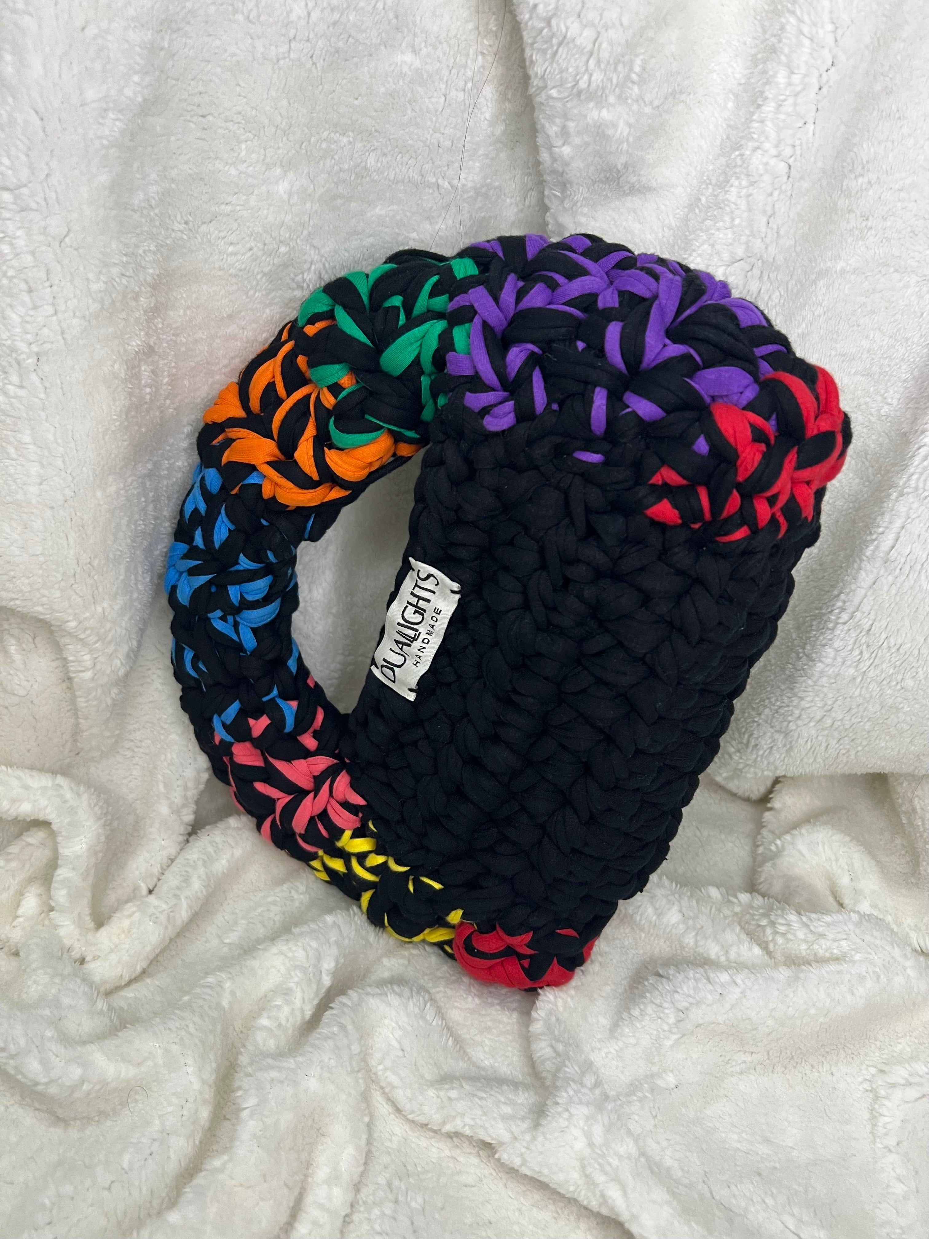 Colourful handle baguette